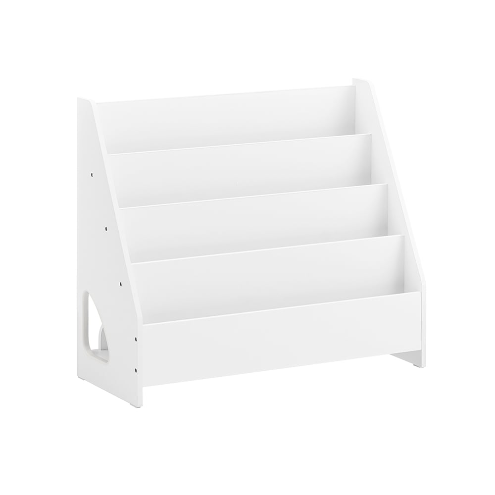 SoBuy Kinderregal 4 Shelfs Wei&szlig; 70x30x60cm Modern 