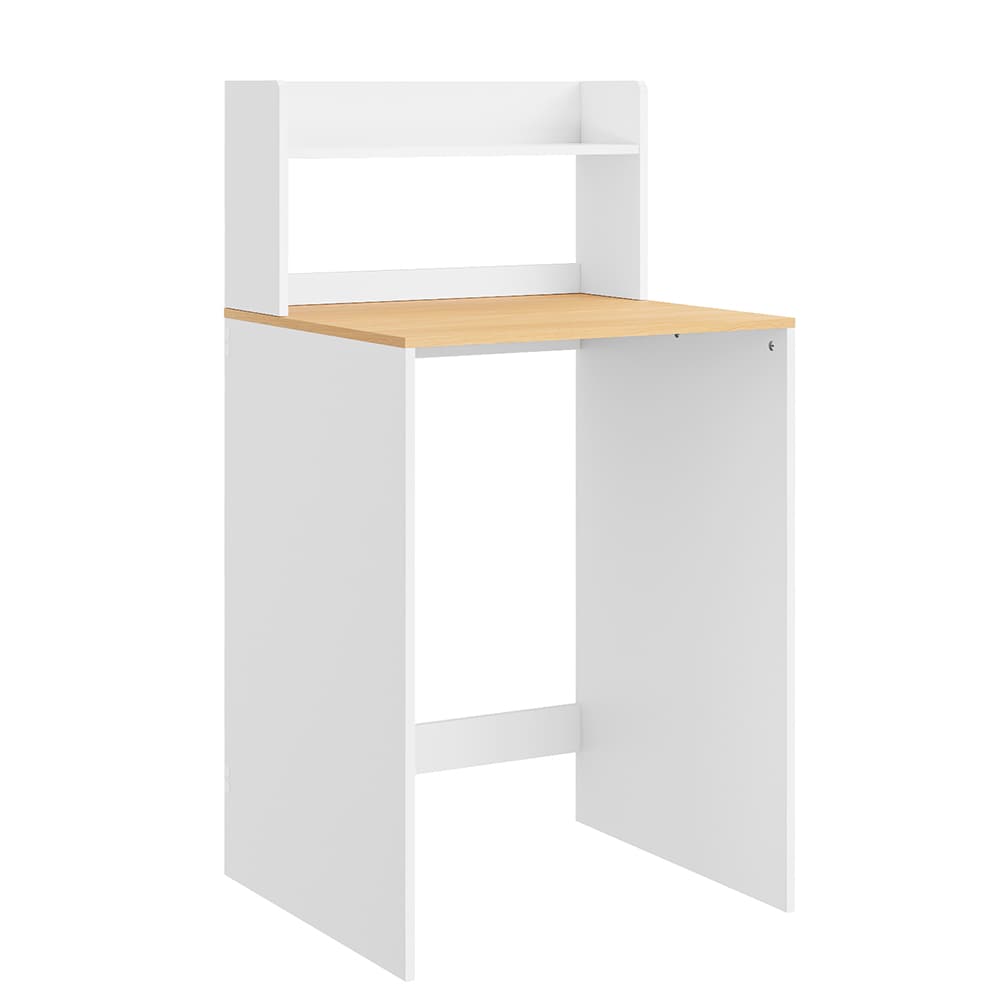 SoBuy W&auml;scheschrank mit 1 Regal Wei&szlig; 65x60x126cm Modern 