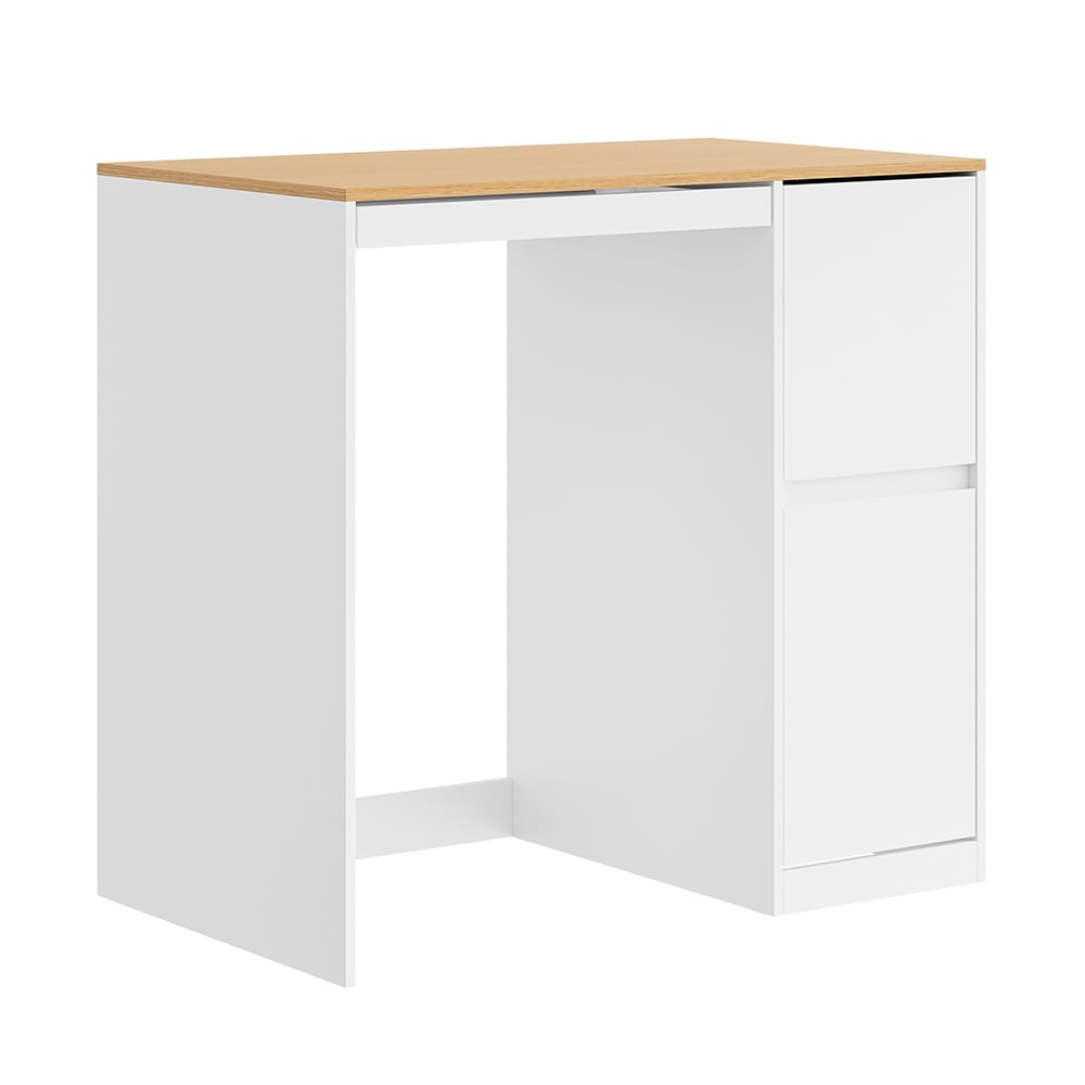SoBuy W&auml;scheschrank mit 2 Schubladen Wei&szlig; 100x60x95cm Modern 