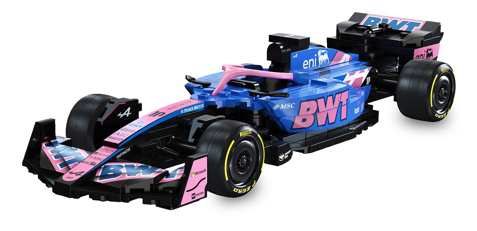 JAMARA-402928 CaDA BWT Alpine Formula One™ Team A525 1:24 blau Bricks