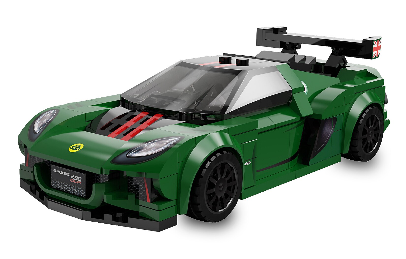 JAMARA-402930 CaDA Lotus Exige Cup 430 1:24 grün Bricks