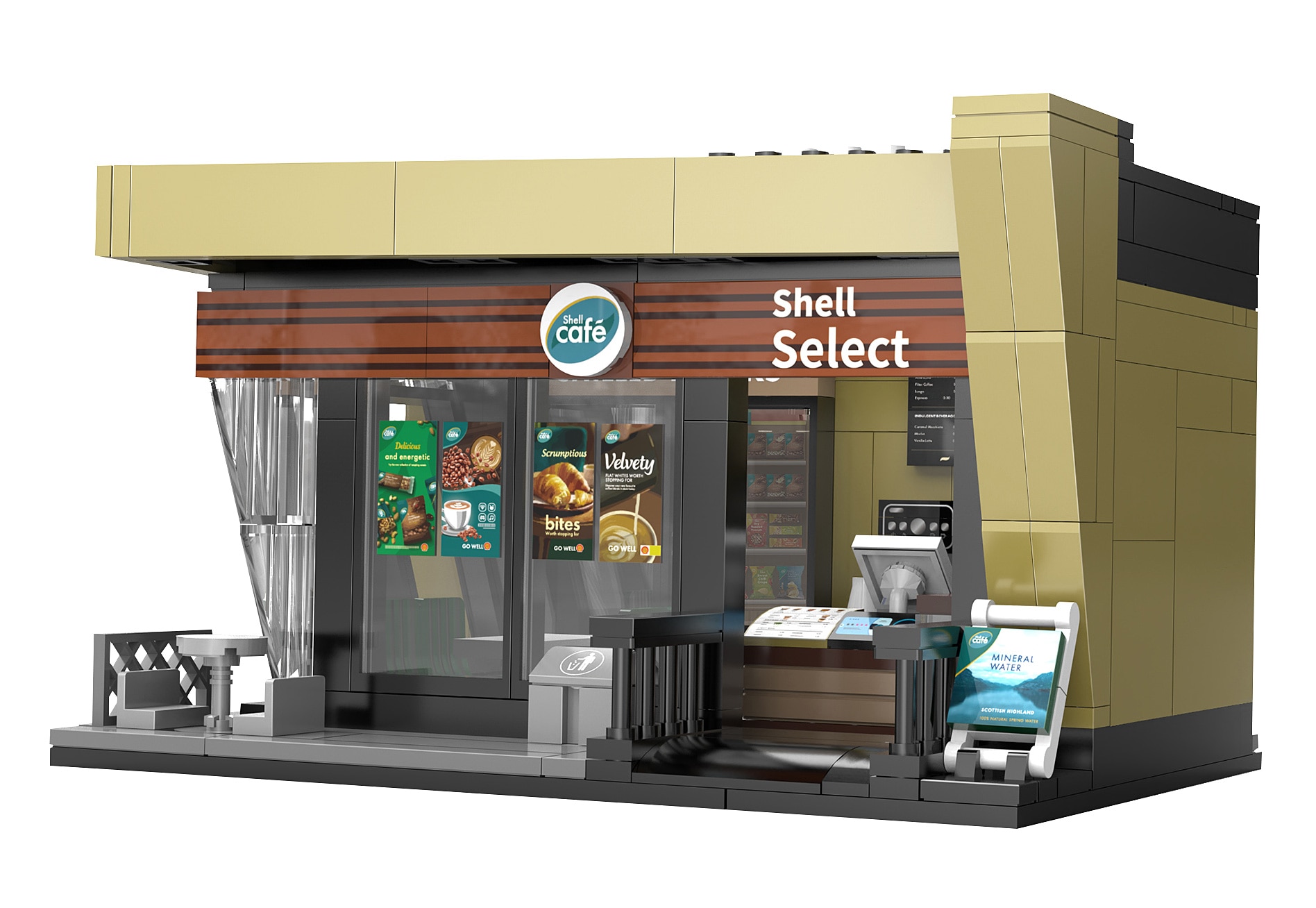 JAMARA-402938 CaDA Shell Select Caf&eacute; 1:30 Bricks 