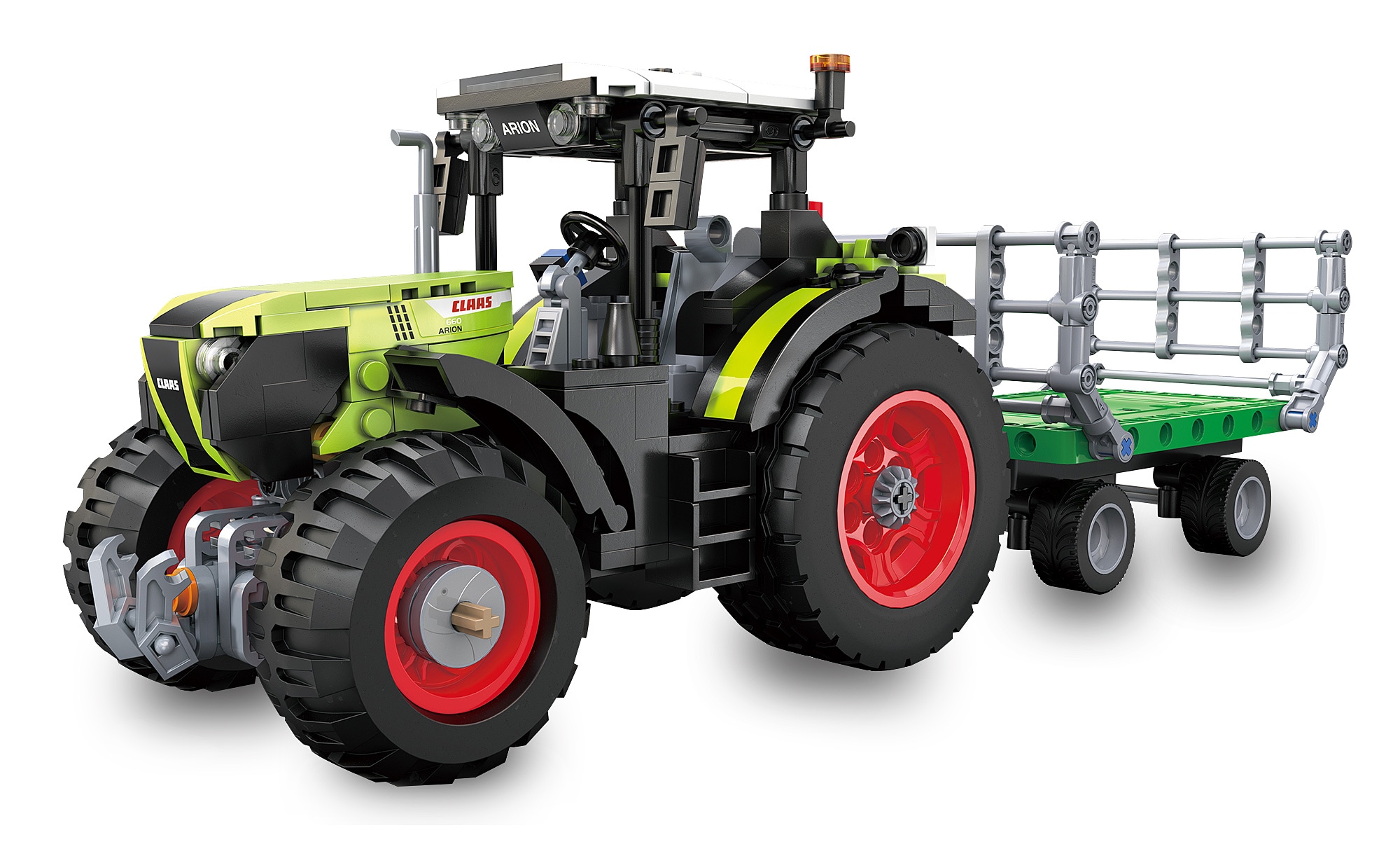 JAMARA-402945 CaDA Claas Arion 660 1:24 Bricks 