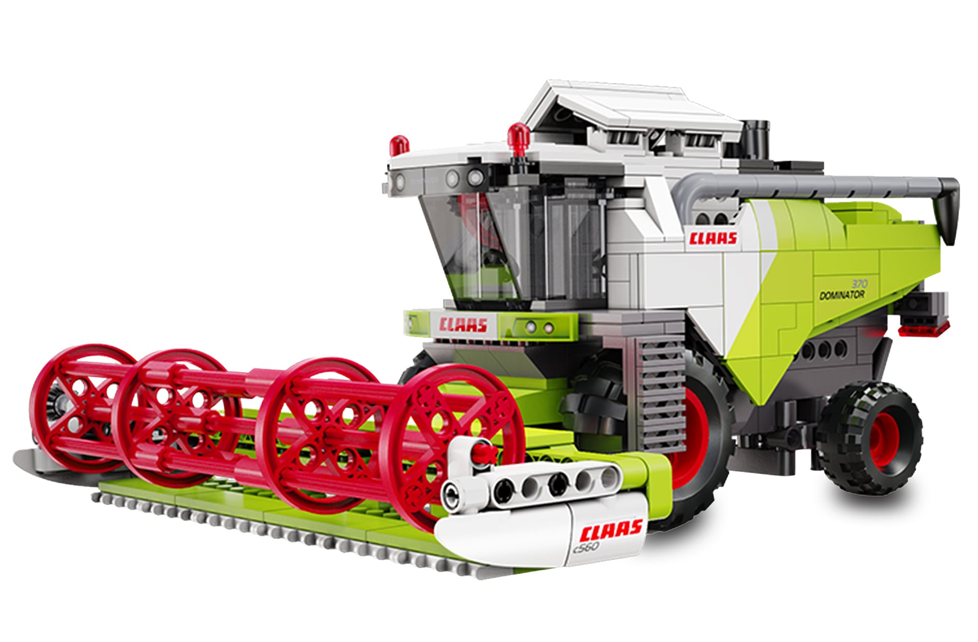 JAMARA-402946 CaDA Claas Dominator 370 1:24 Bricks 
