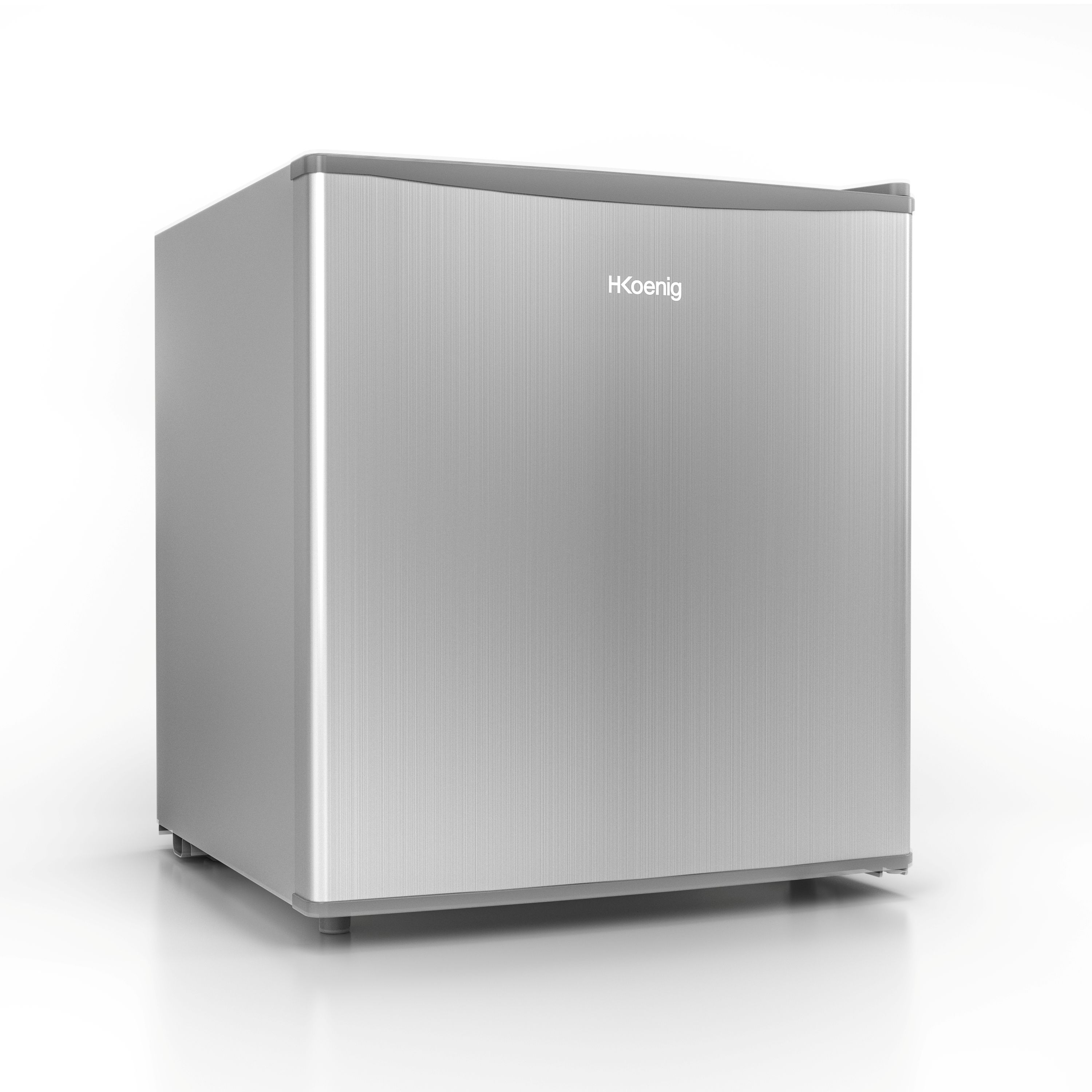 H.Koenig Mini-Kühlschrank FGX490 / 45 L / kleine kompakte Größe 51cm / leise / 4L Eisfach/verstellbares Thermostat