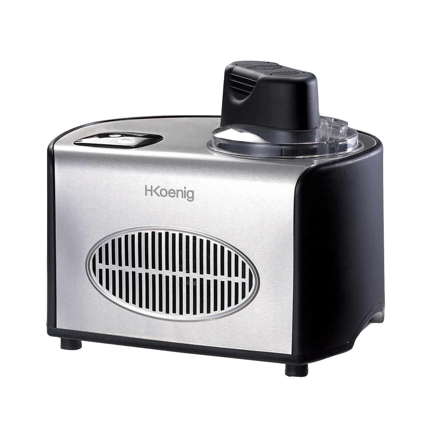 H.Koenig professionelle Eismaschine HF250 - Elektrisch - 1,5 L - 150 W - Kühlfunktion - Schnelle Zubereitung - Eis, Frozen Joghurt und …