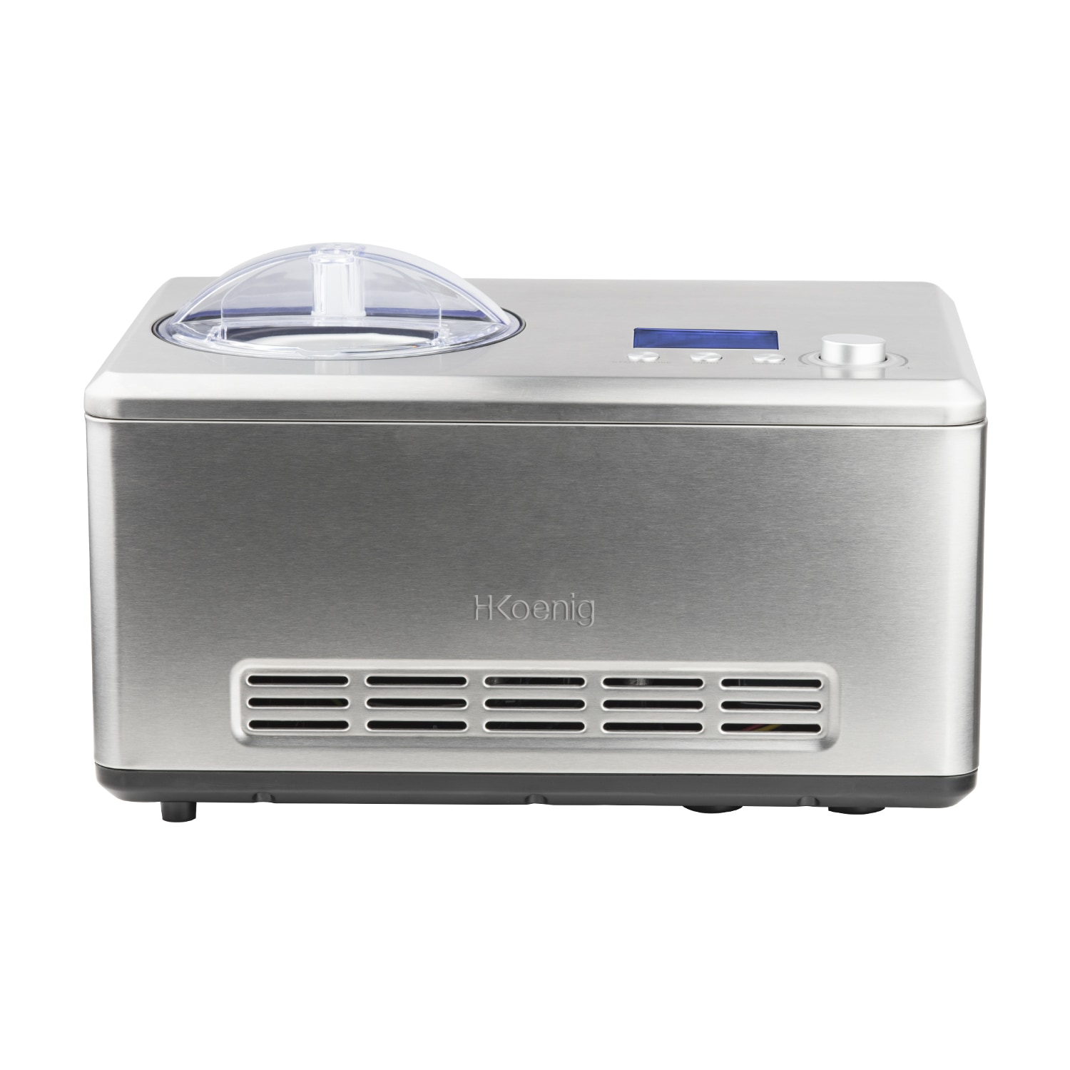 H.Koenig professionelle Eismaschine HF320 - Elektrisch - 2 L - 180 W - Kühlfunktion - Schnelle Zubereitung - Eis, Frozen Joghurt und Sorbet