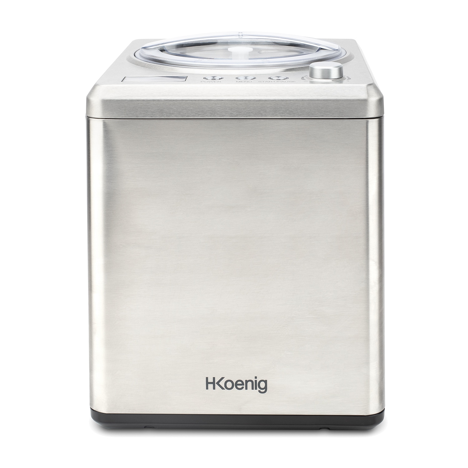 H.Koenig professionelle Eismaschine HF340 - Elektrisch - 2 L - 180 W - Kühlfunktion - Schnelle Zubereitung - Eis, Frozen Joghurt und Sorbet