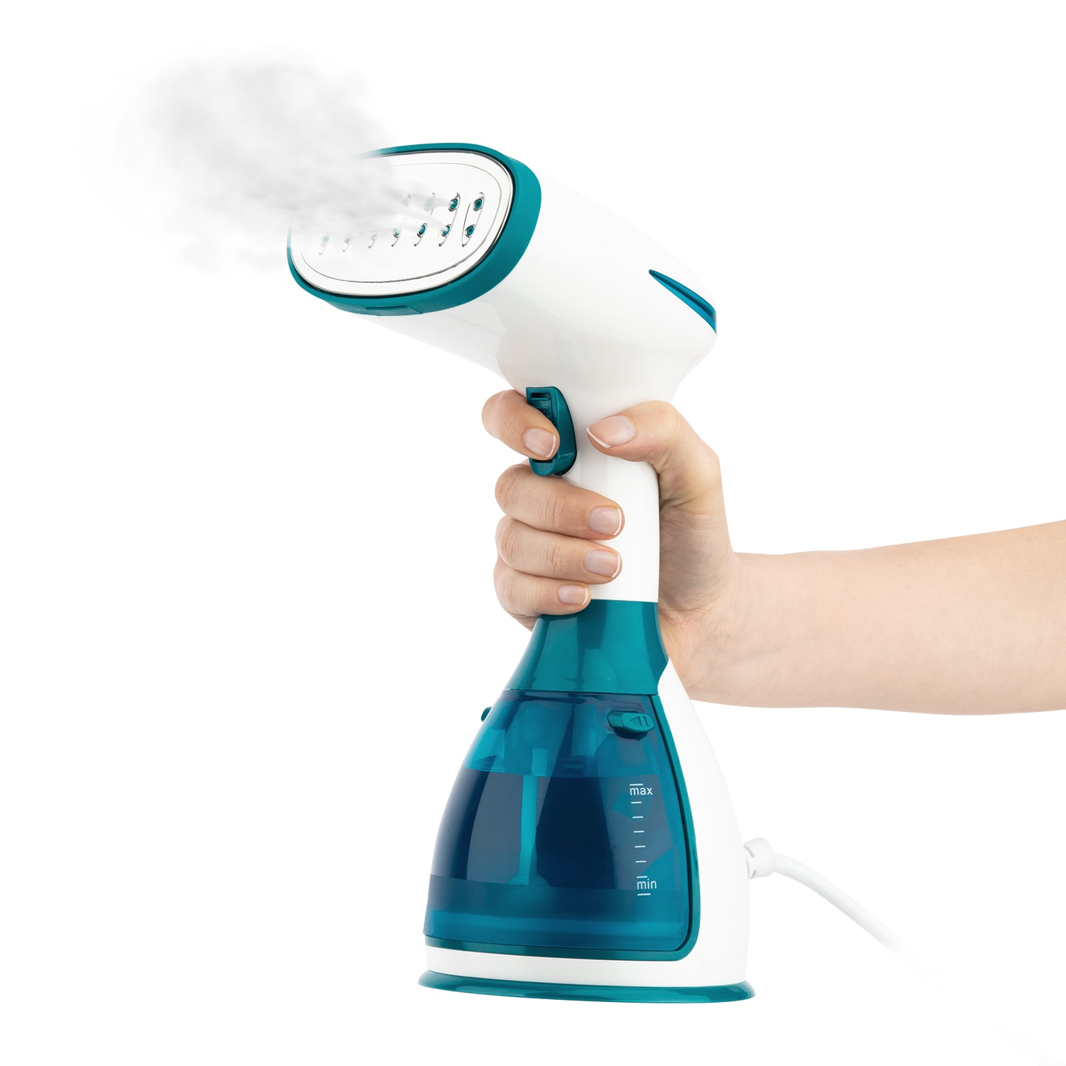 W&euml;asy Hand-Dampfb&uuml;geleisen HVP10 Steamer, ergonomischer Reisedampfer, B&uuml;geleisen, Dauerdampf 32 g/min, Wassertank 280ml 