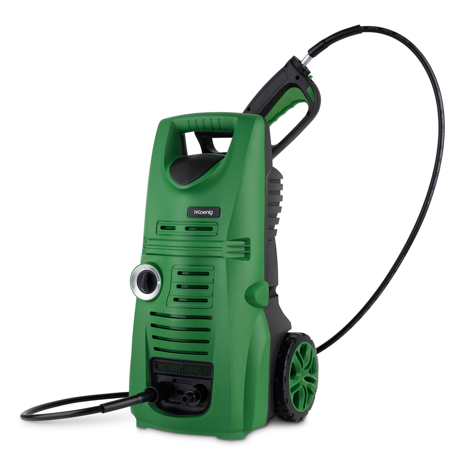 H.Koenig HWP5 Hochdruckreiniger, Gr&uuml;n und schwarz, 1700 W 