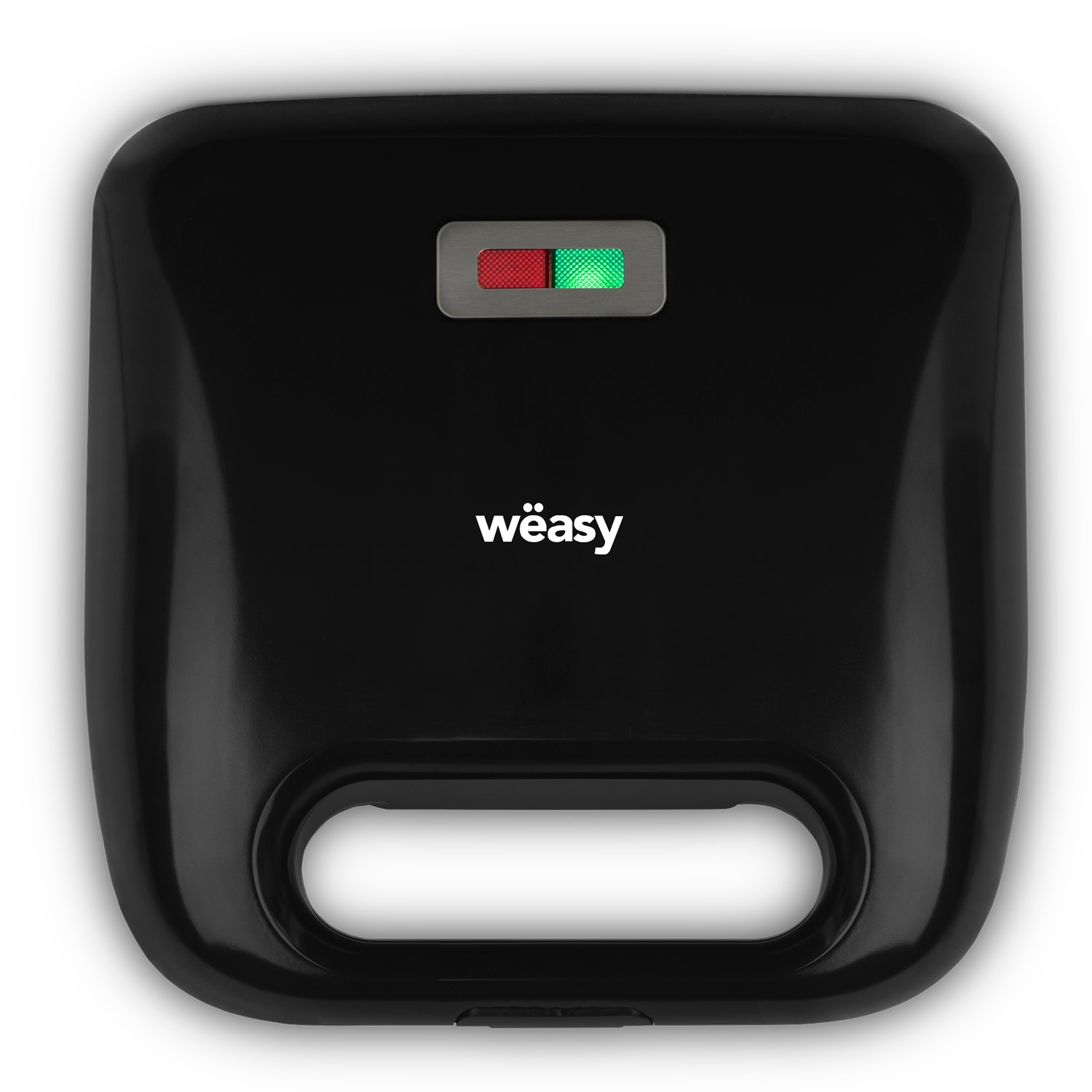 Weasy Sandwichmaker 4 in 1 JOY600 / 750 W / Sandwich, Waffel, Grill und Donuts / &Uuml;berhitzungsschutz / schwarz 