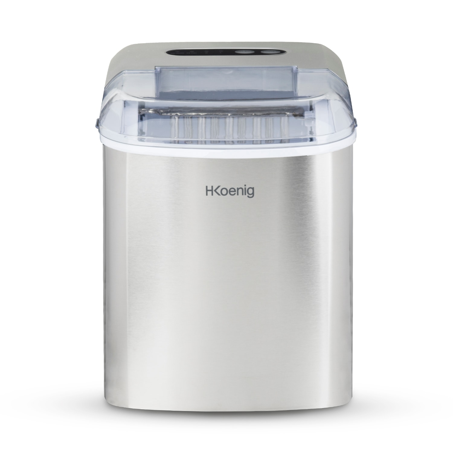 H.Koenig Eiswürfelmaschine KB14 / ca. 12 kg Eiswürfel pro Tag / 2 Eiswürfelgrößen / 120 W / 2,1 L
