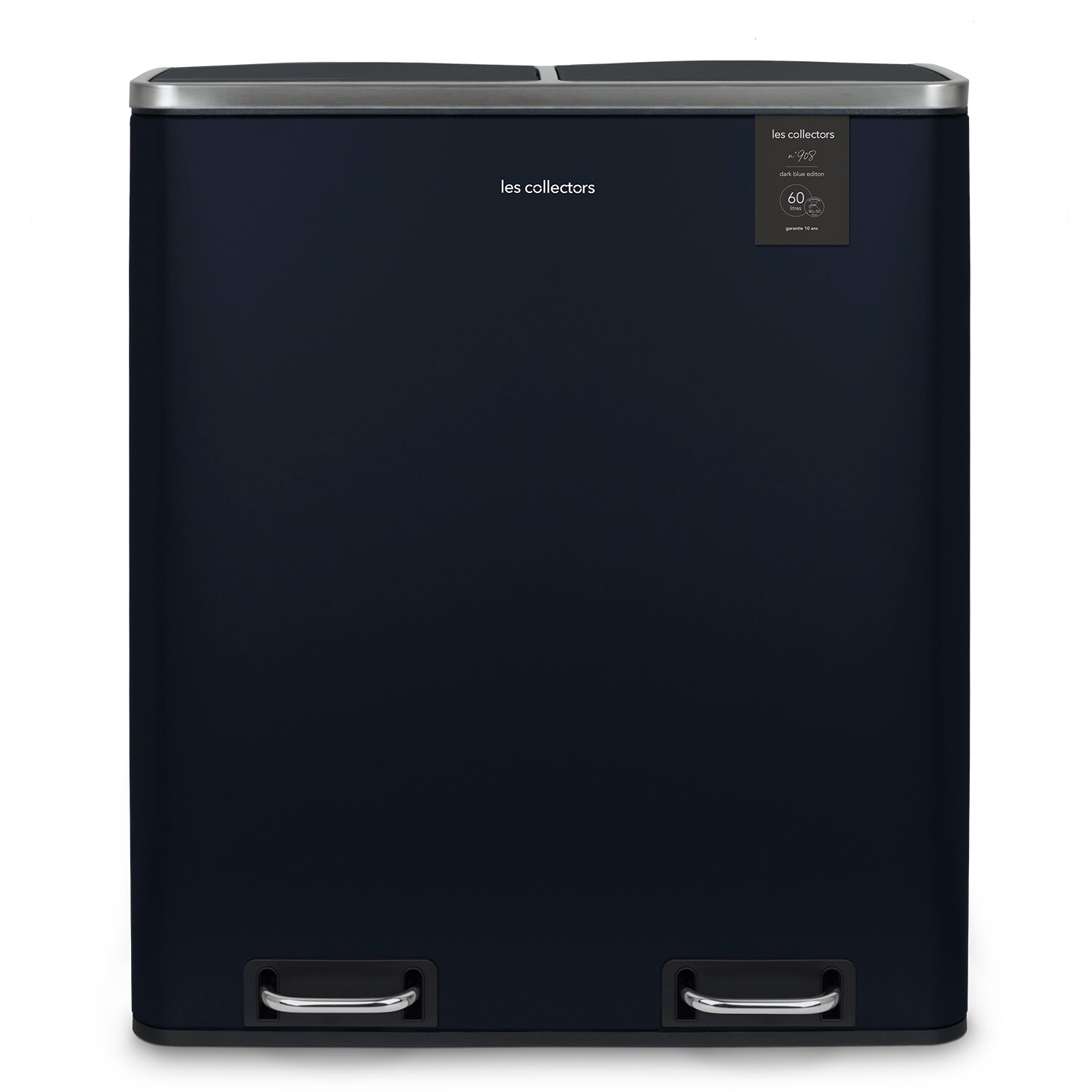Les Collectors N°908 Mülleimer, Mülleimer, 2 Körbe, 30 l, Schwarz (30 l, Dunkelblau)