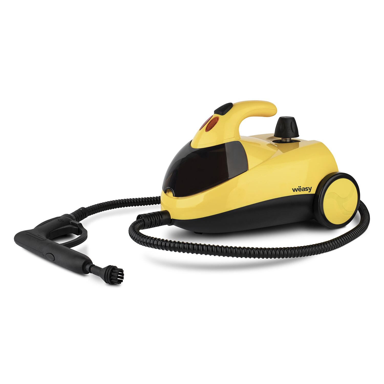 W&euml;asy NVP15 Hochdruck Dampfreiniger / 1,5 L Wassertank / mit Zubeh&ouml;r / 4 bar / 1500 W / gelb/schwarz 