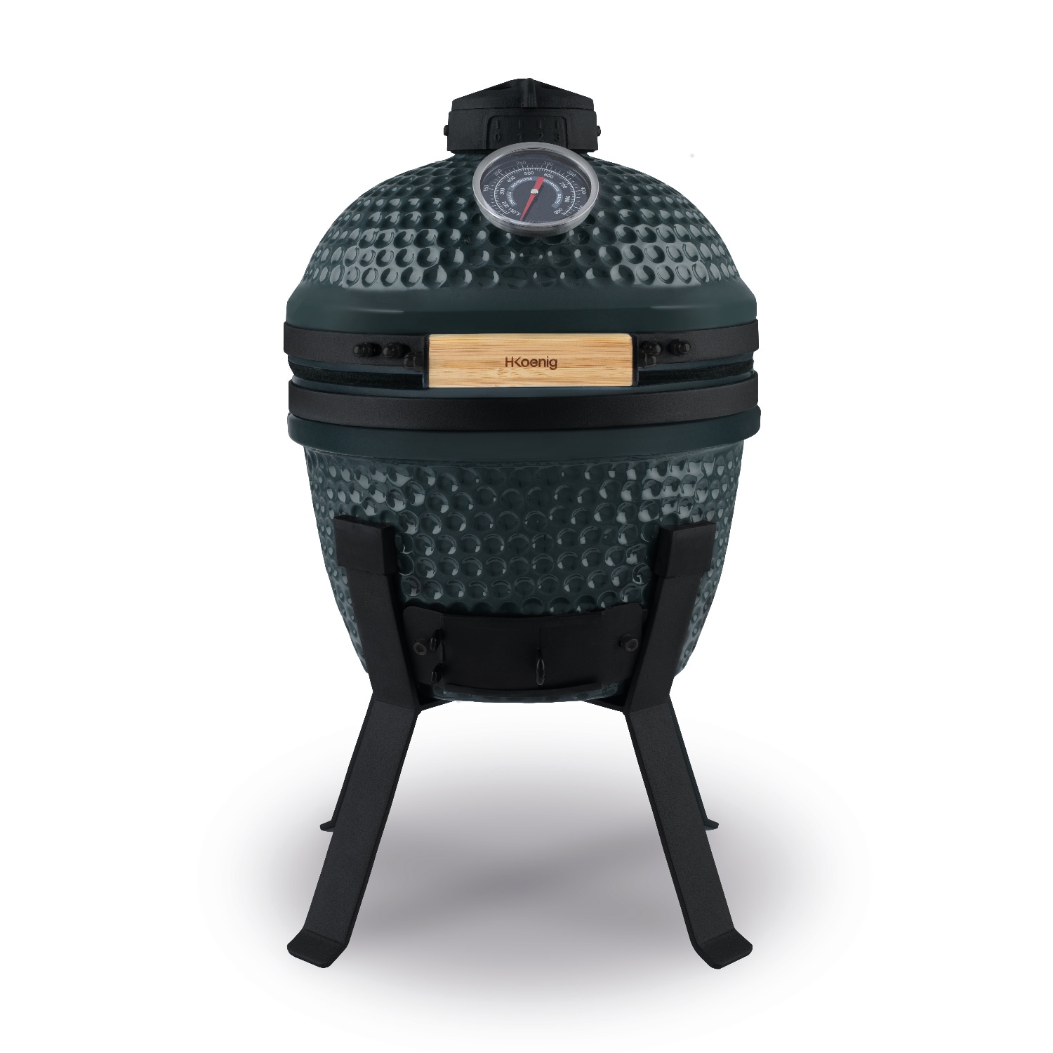 H.Koenig Kamado,YOKO13 H.Koenig, japanischer Keramikgrill, Grillen/Smoker, bis 450&deg;C,eingebautes Thermometer, alle Arten von Grillen 