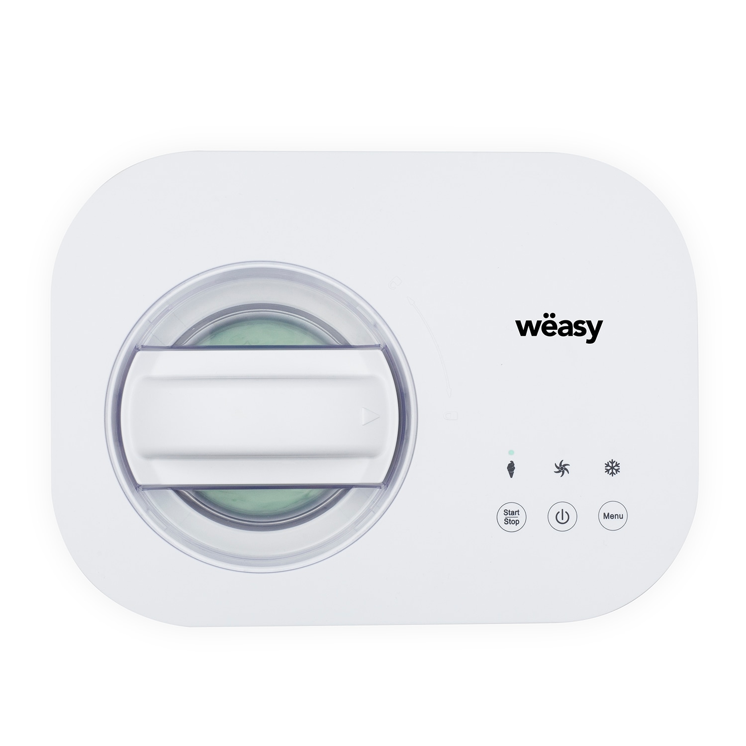 W&euml;asy Eisturbine YUM135, 1L, Fertig in 60 Min., Automatische Abschaltung, 100 W, Touch Panel, K&uuml;hlhaltefunktion, Zubereitungssch&uuml;ssel 