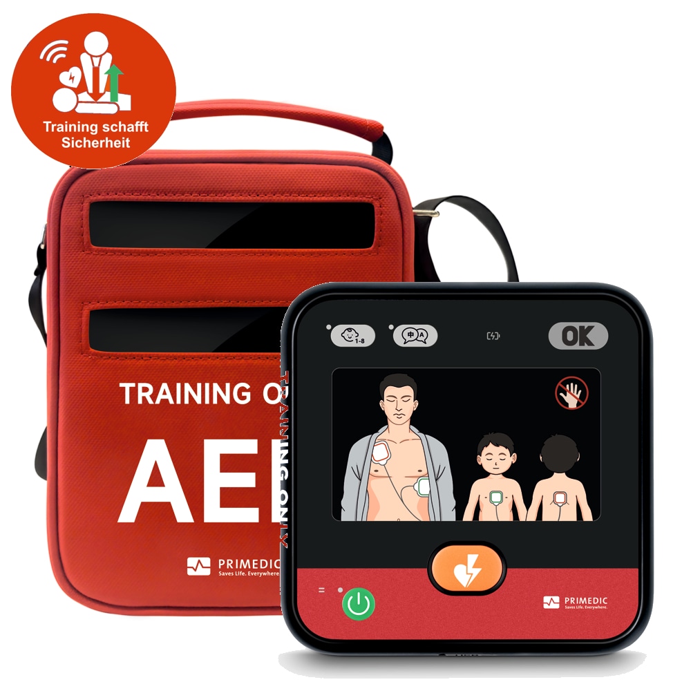 myPAD Trainings-Defibrillator (AED) im Set mit LED-Anzeige 