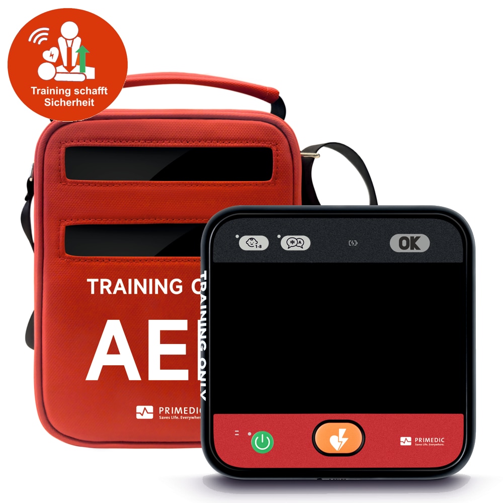 myPAD Trainings-Defibrillator (AED) im Set mit LCD-Farbbildschirm 