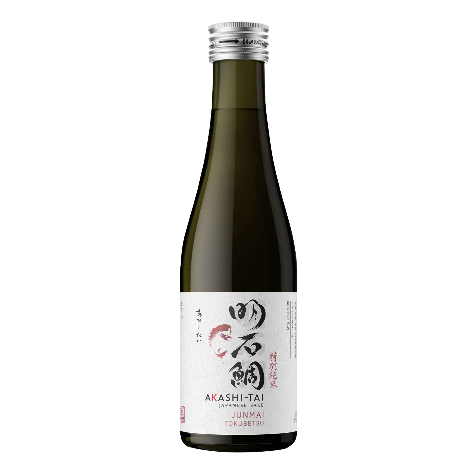 Akashi-Tai Sake Junmai Tokubetsu - Milling rate 60% - 15,0 % vol 0,3 Liter 