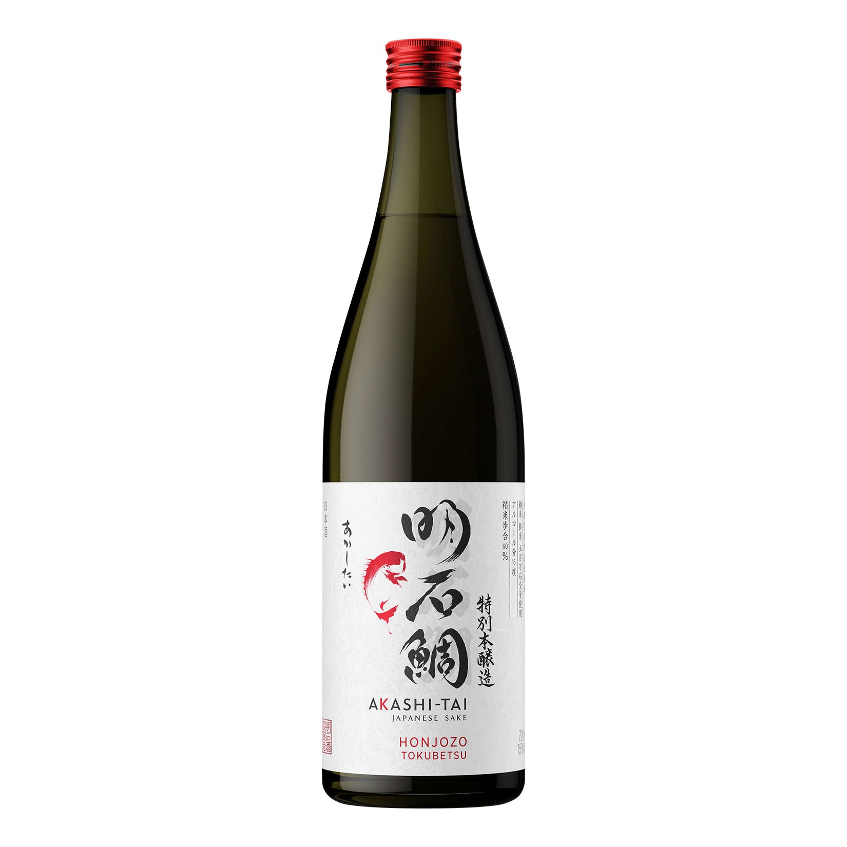 Akashi-Tai Sake Honjozo Tokubetsu - Milling rate 60 % - 15,0 % vol 0,72 Liter 