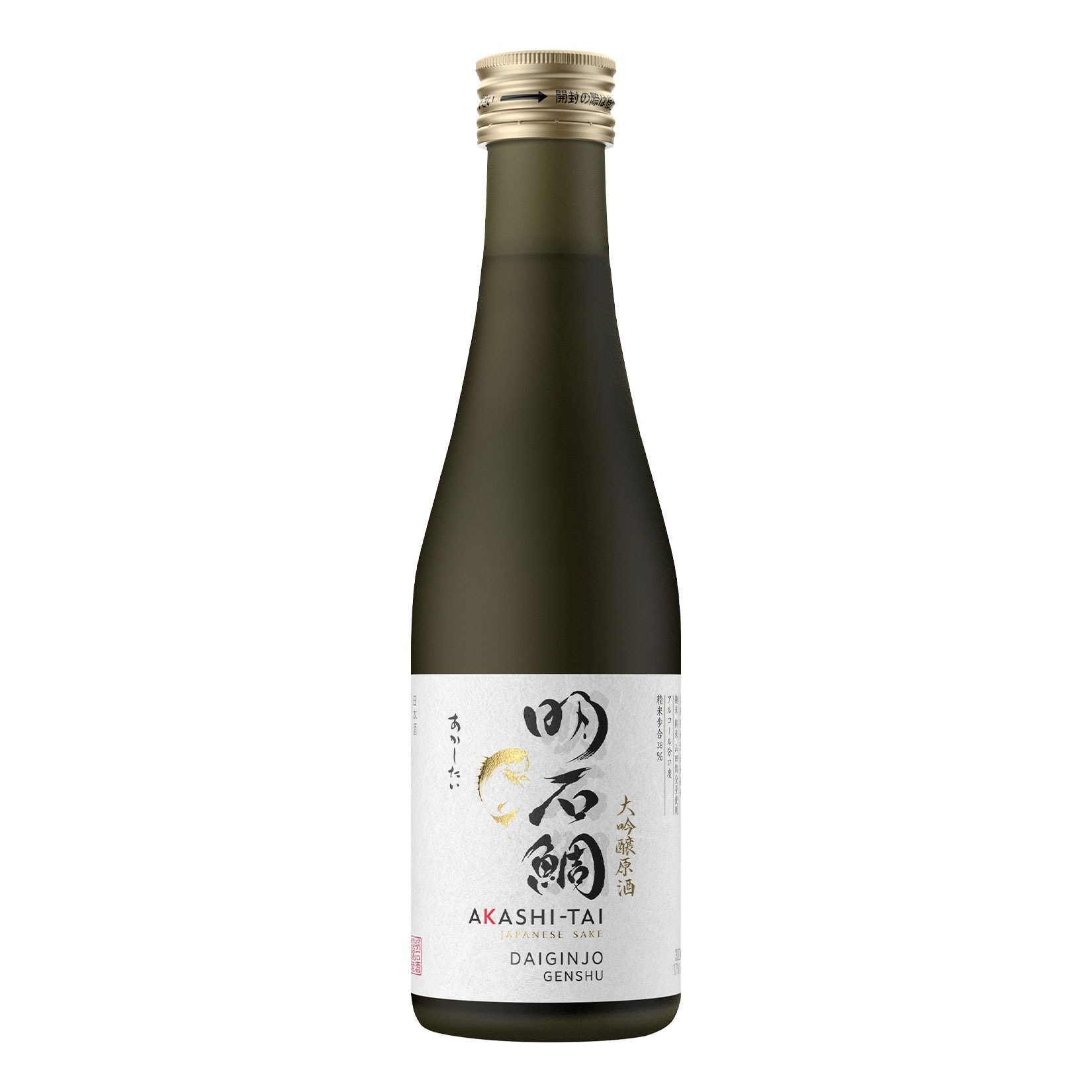 Akashi-Tai Sake Daiginjo Genshu - Milling rate 38% - 17,0 % vol 0,3 Liter 
