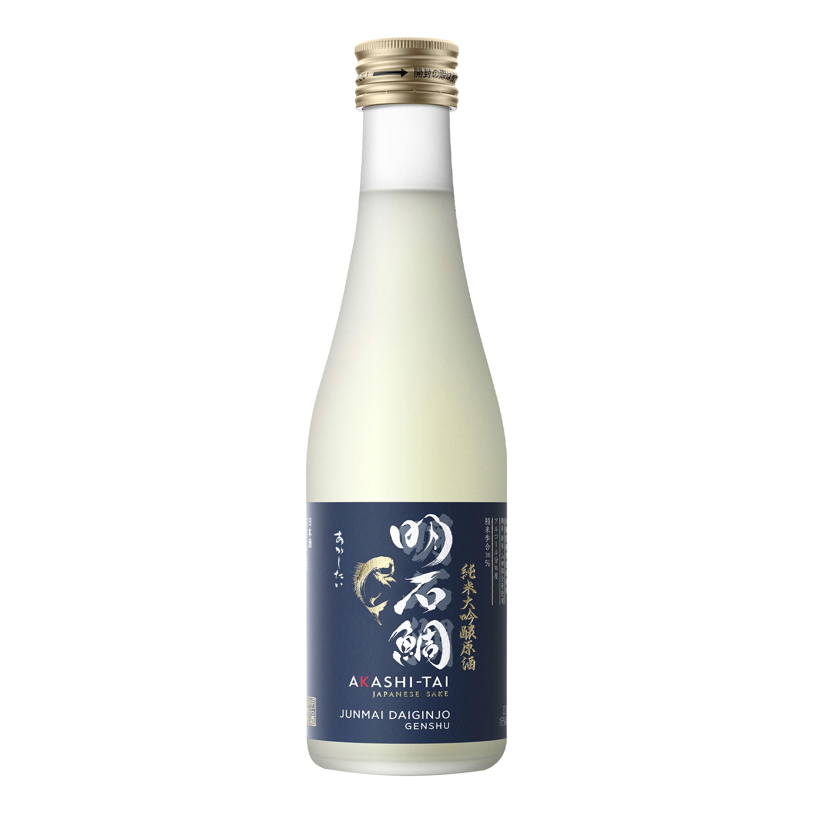 Akashi-Tai Sake Sake Junmai Daiginjo Genshu - Milling rate 38% - 16,0 % vol 0,3 Liter 