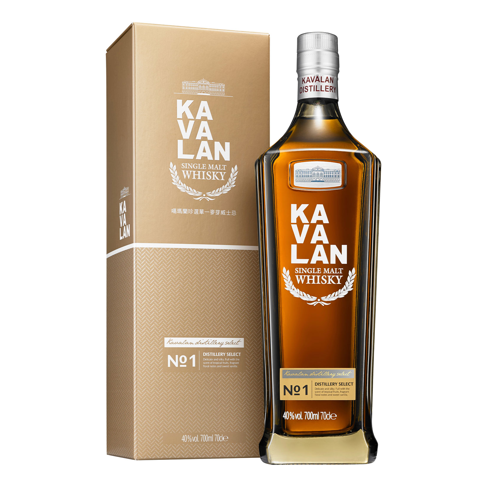 Kavalan Distillery Select No.1 Single Malt 40,0 % vol 0,7 Liter 