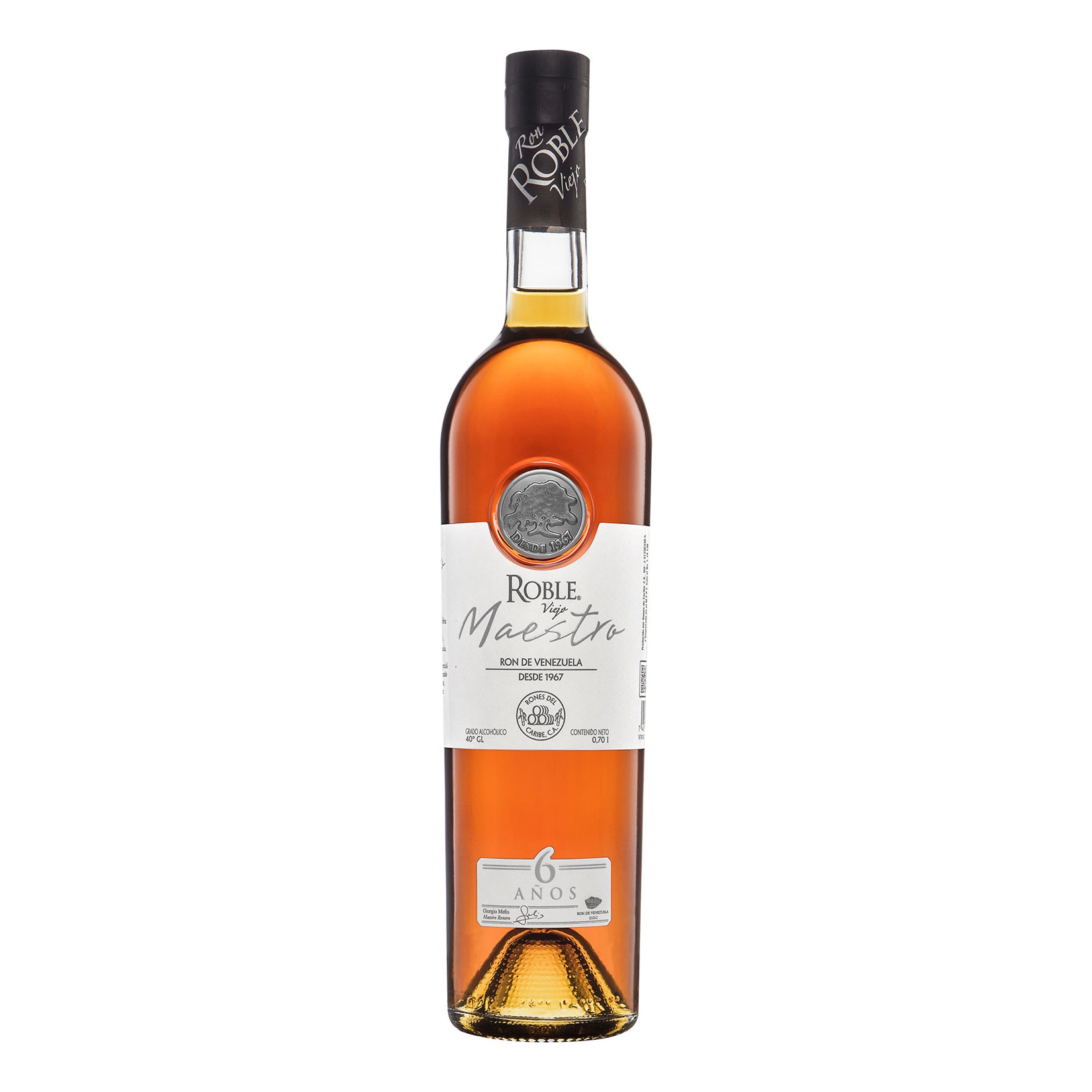 Ron Roble Maestro Ron de Venezuela 40,0 % vol 0,7 Liter 