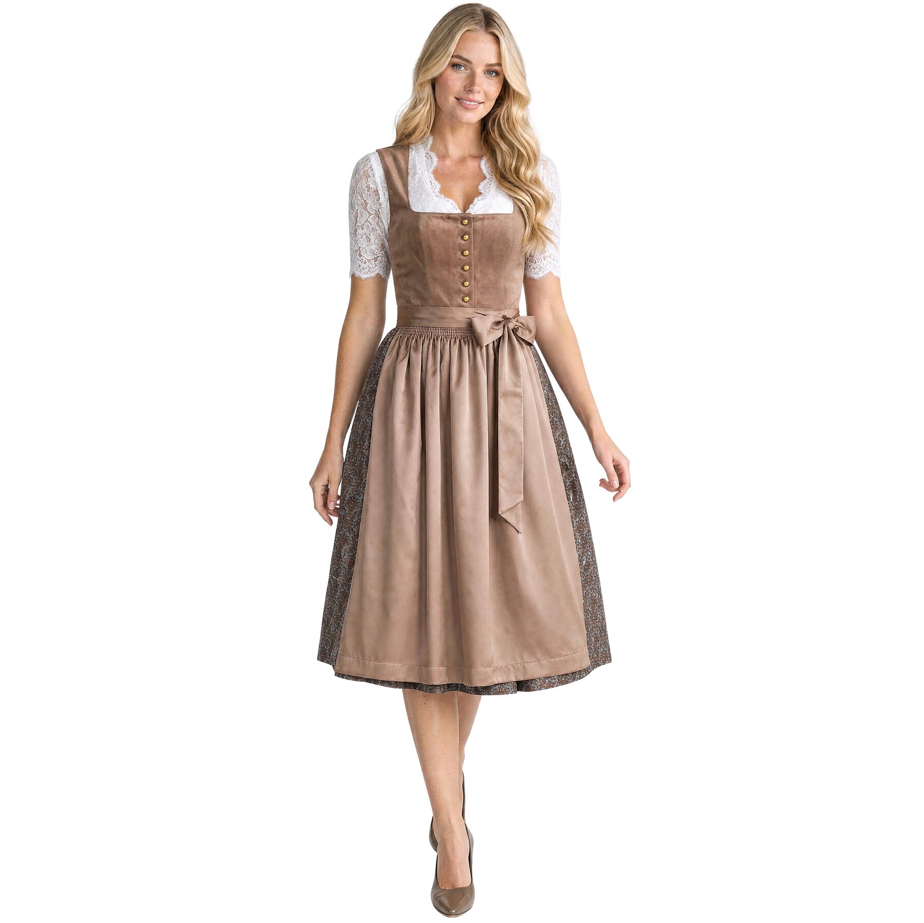 tectake&reg; Midi-Dirndl Sandra 