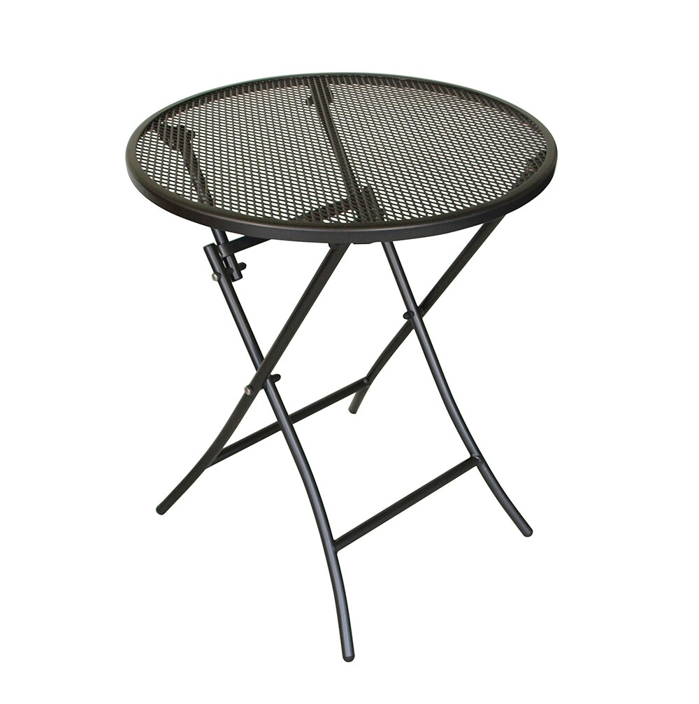 Klapptisch MOCCA 60cm rund, Streckmetall eisengrau