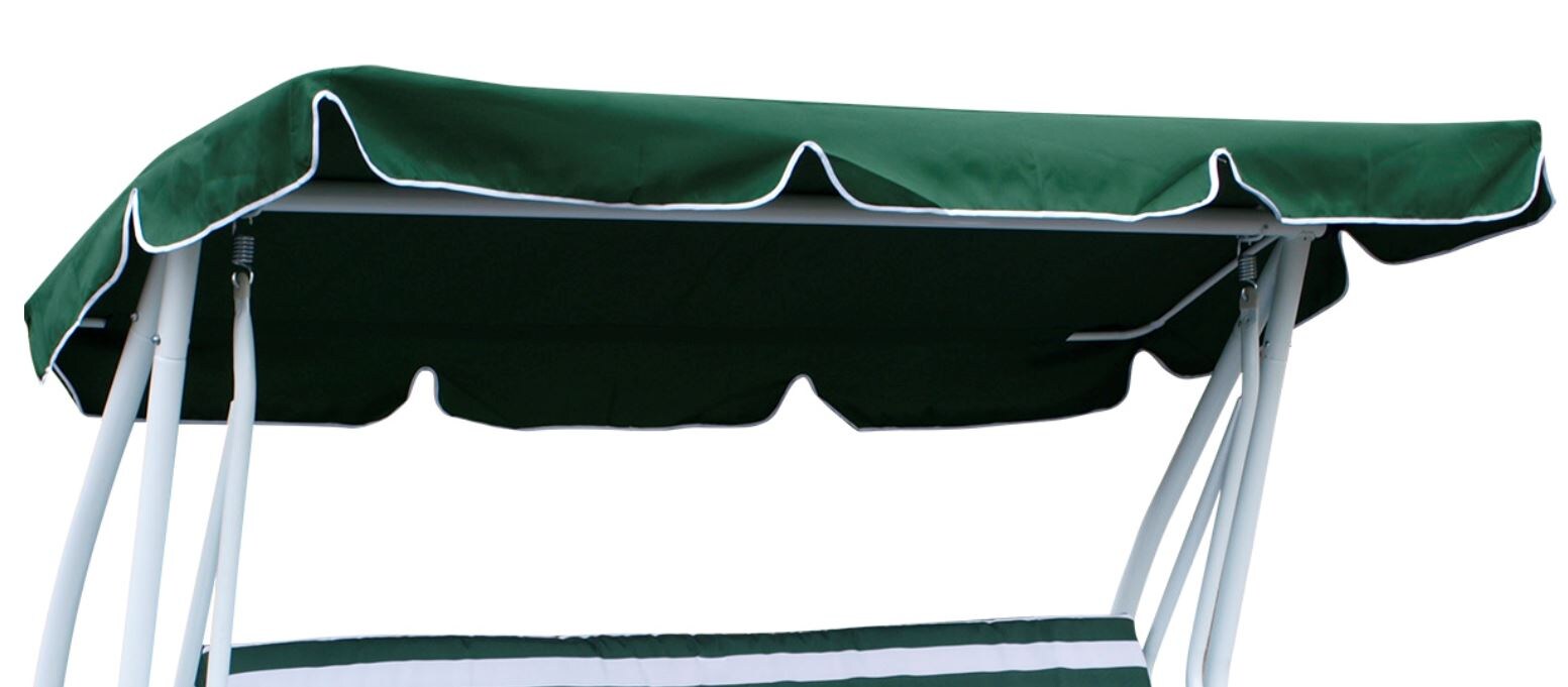 Dachplane für Hollywoodschaukel MIAMI 228x120cm, dunkelgrün