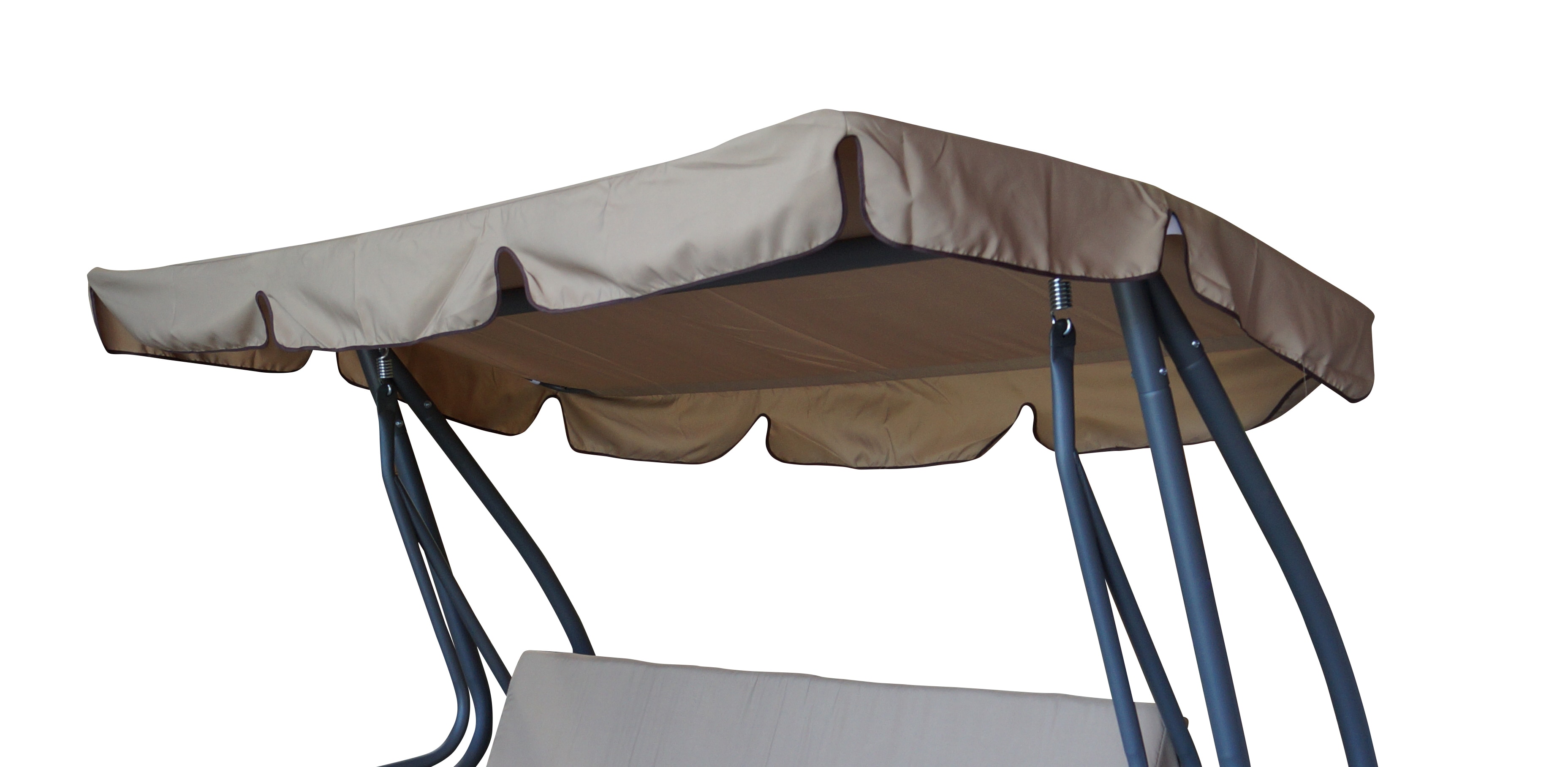 Dachplane f&uuml;r Hollywoodschaukel MIAMI 228x120cm, cremefarben 