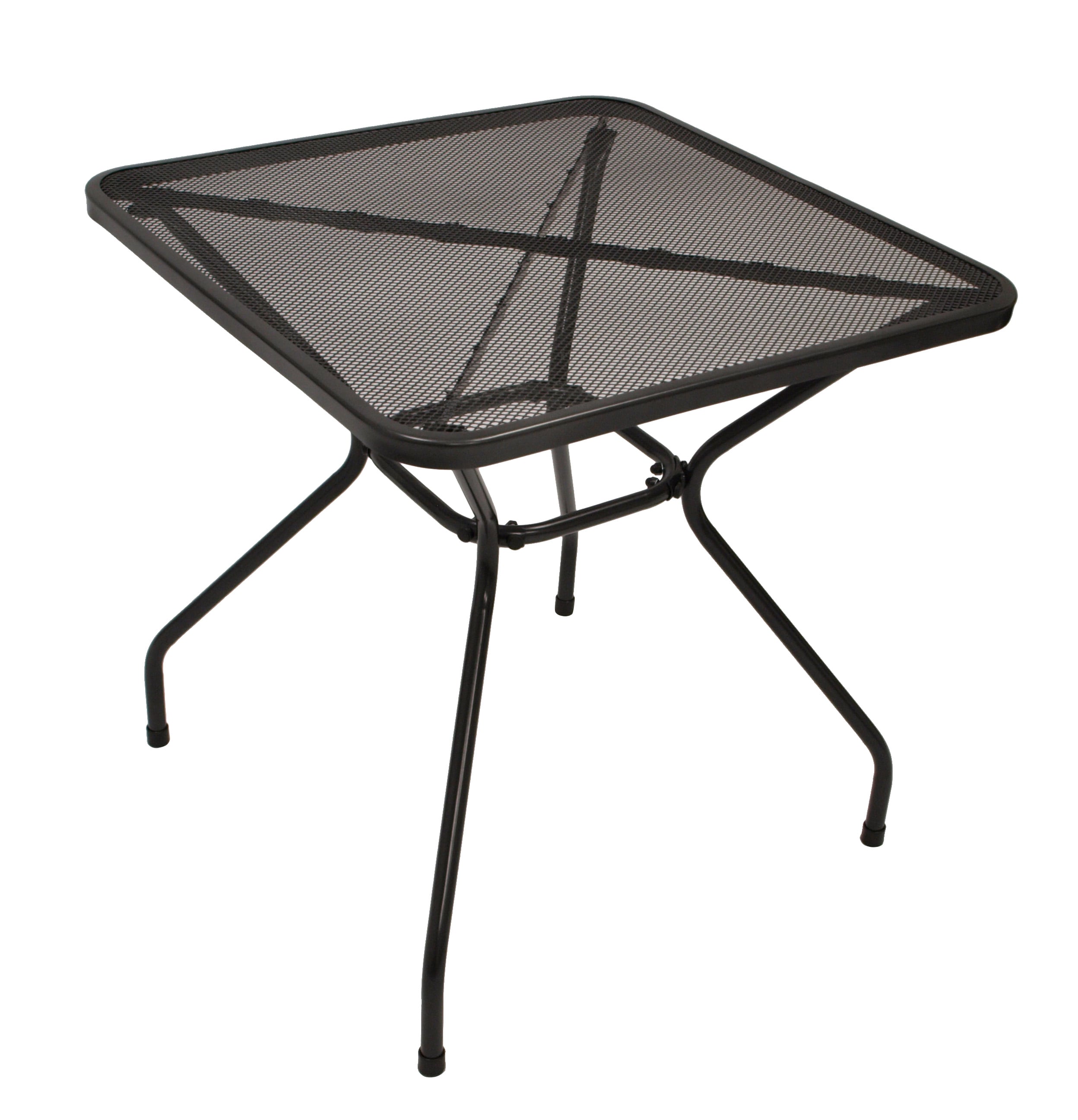 Bistrotisch CLASSIC 70x70cm quadratisch, Streckmetall anthrazit 