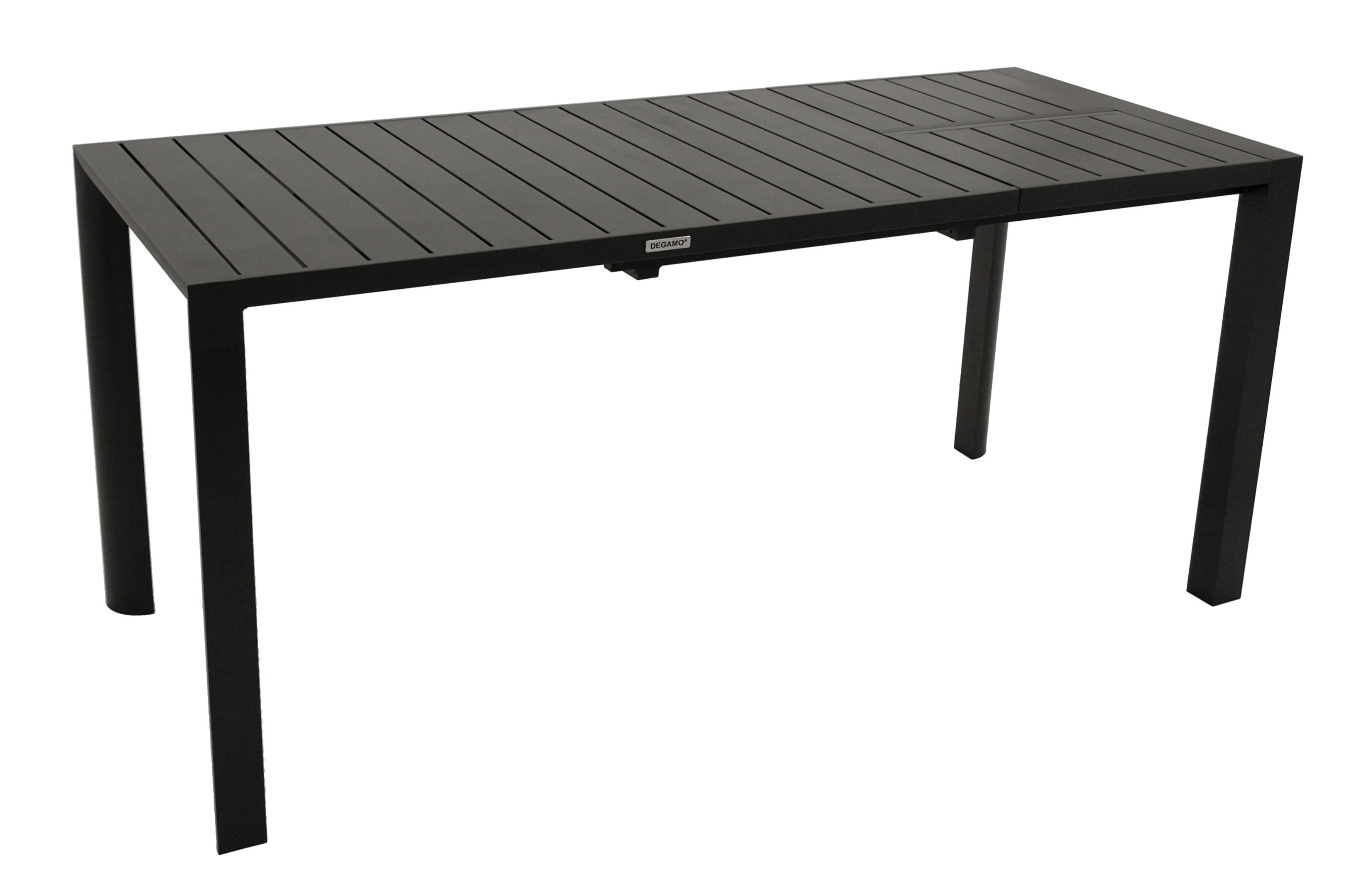 Ausziehtisch LAGOS 120/162x70cm, Aluminium anthrazit 