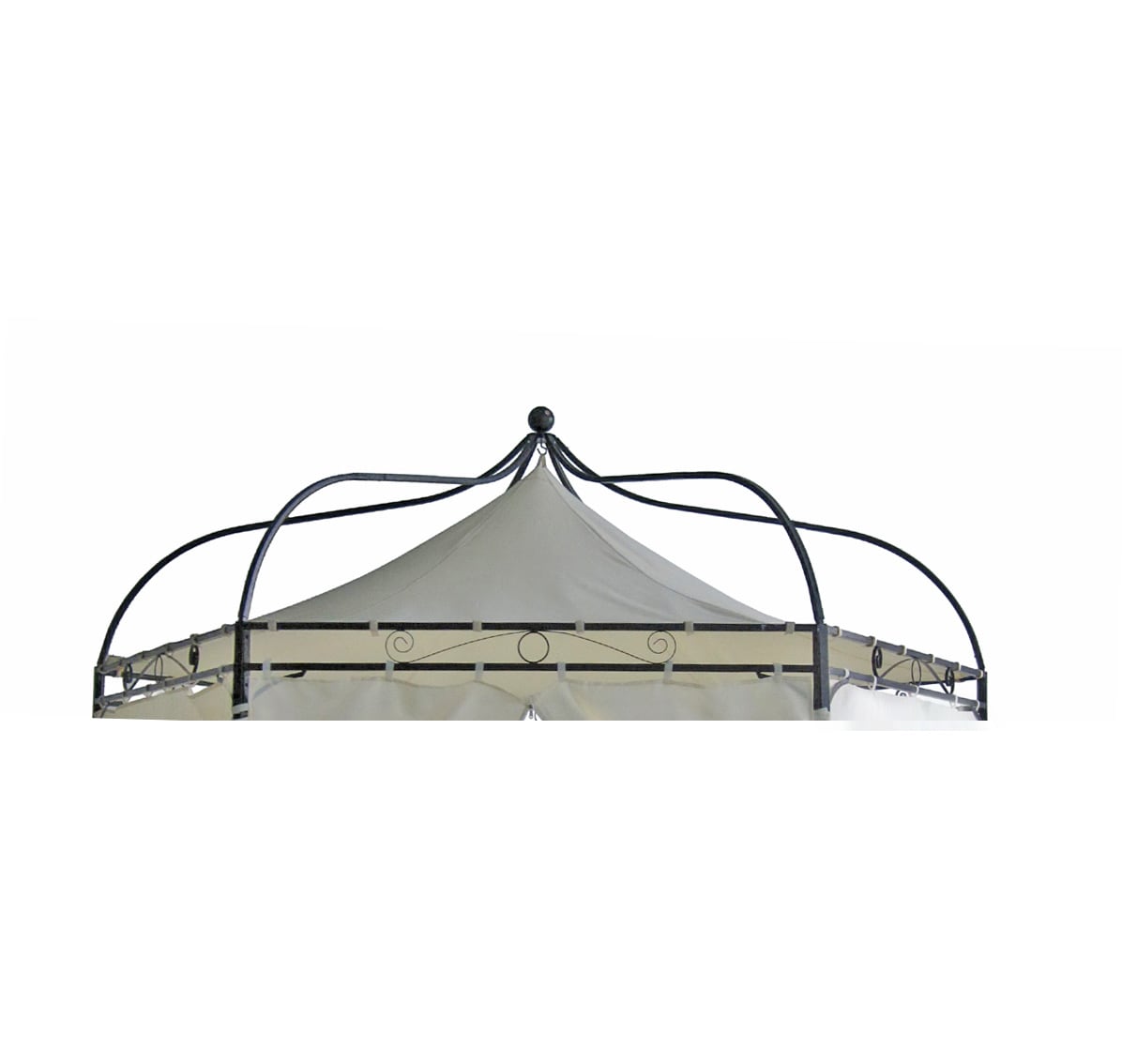 Ersatzdach f&uuml;r Pavillon MODENA, Polyester PVC-beschichtet &eacute;cru 