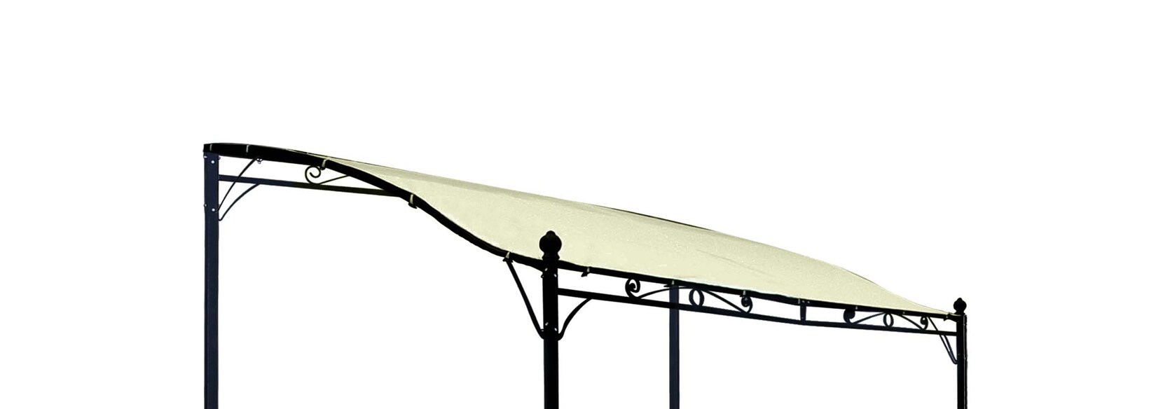 Ersatzdach für Anbaupavillon MANTOVA, PVC-beschichtet ecru