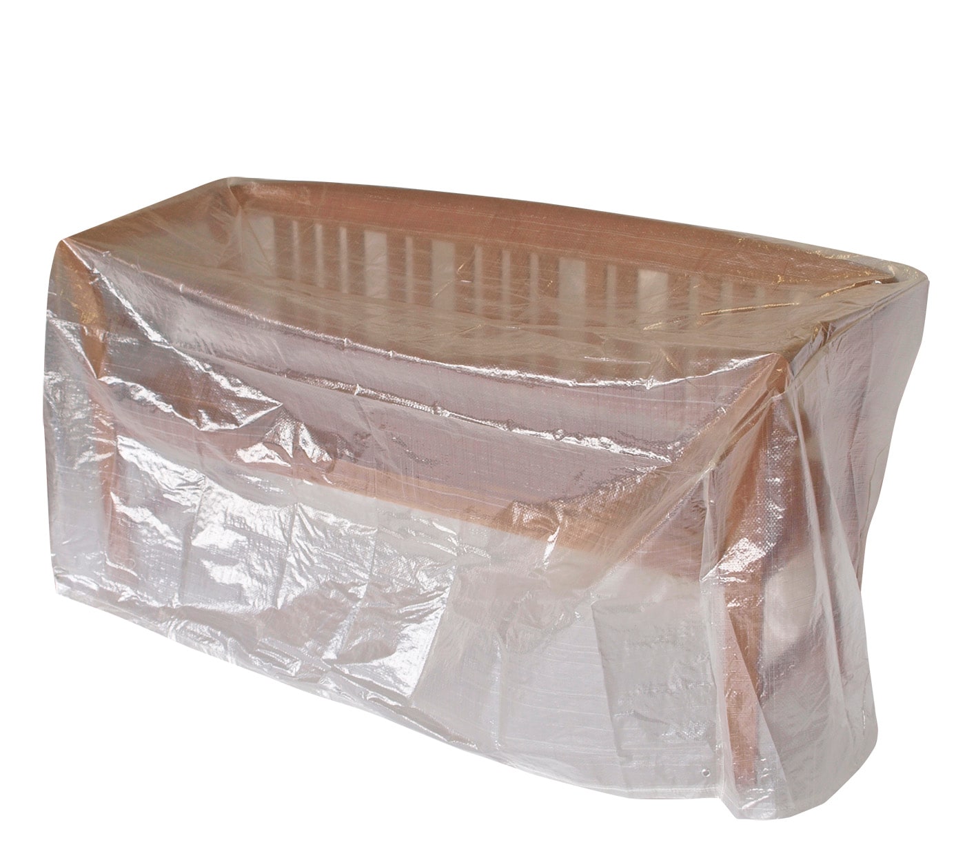 Abdeckhaube Bank 4-sitzer 193cm, PE transparent 
