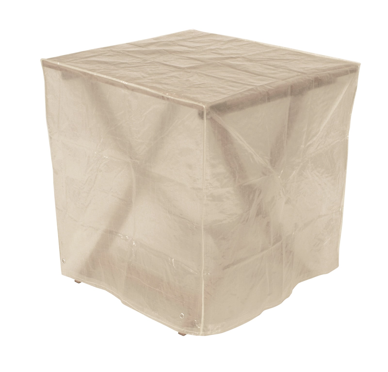 Abdeckhaube Tisch 70x70x70cm eckig, PE transparent 