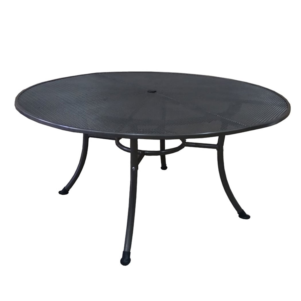 Tisch RIVO 150cm rund, Streckmetall eisengrau 
