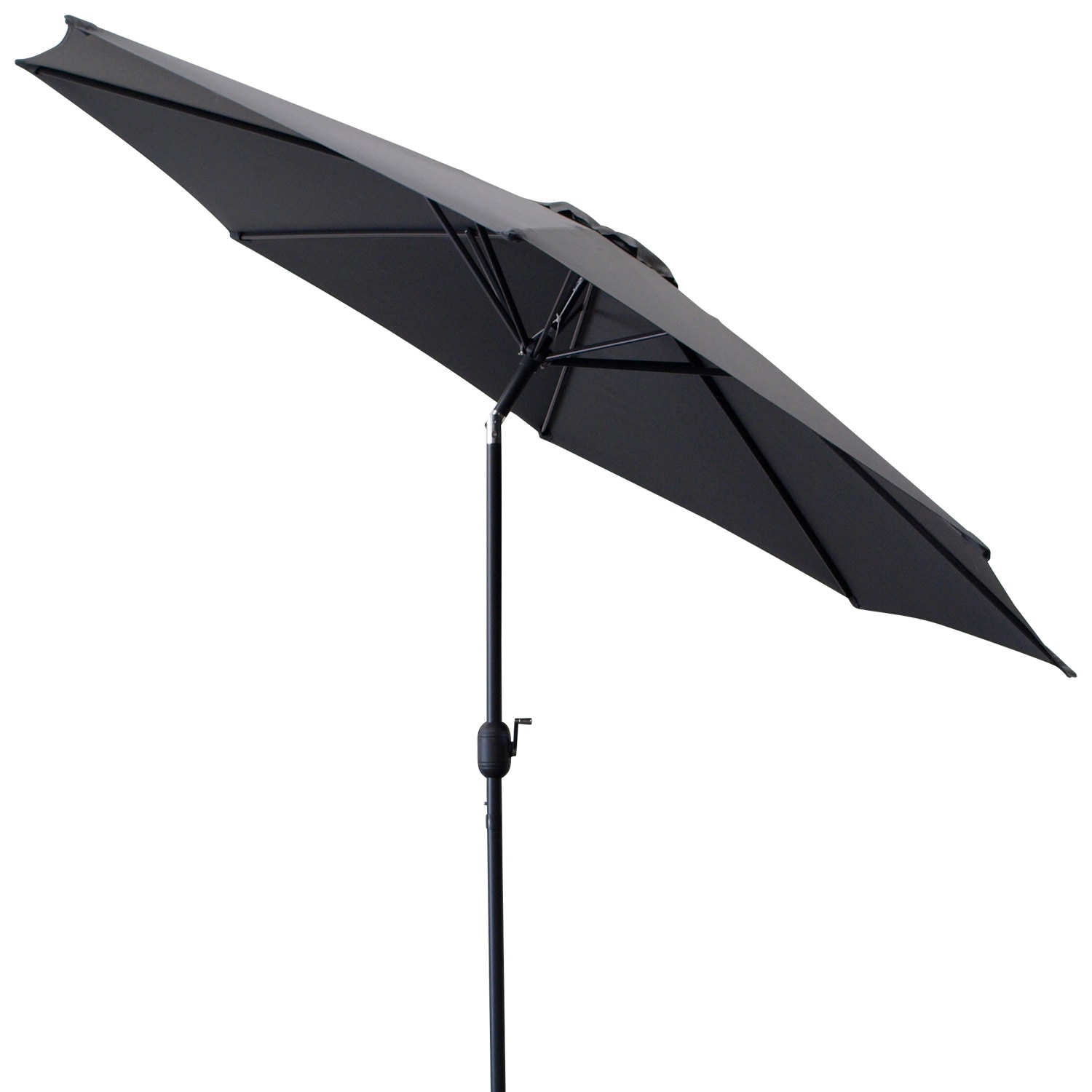 Marktschirm Aluminium 300cm knickbar, mit Kurbel, Material Bezug 100% Polyester, Gewicht 6kg 