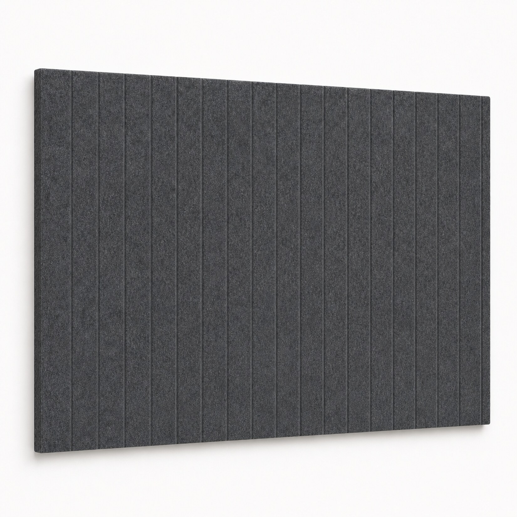 Master of Boards Filz Pinnwand Groove Board Akustik Memoboard Dunkelgrau