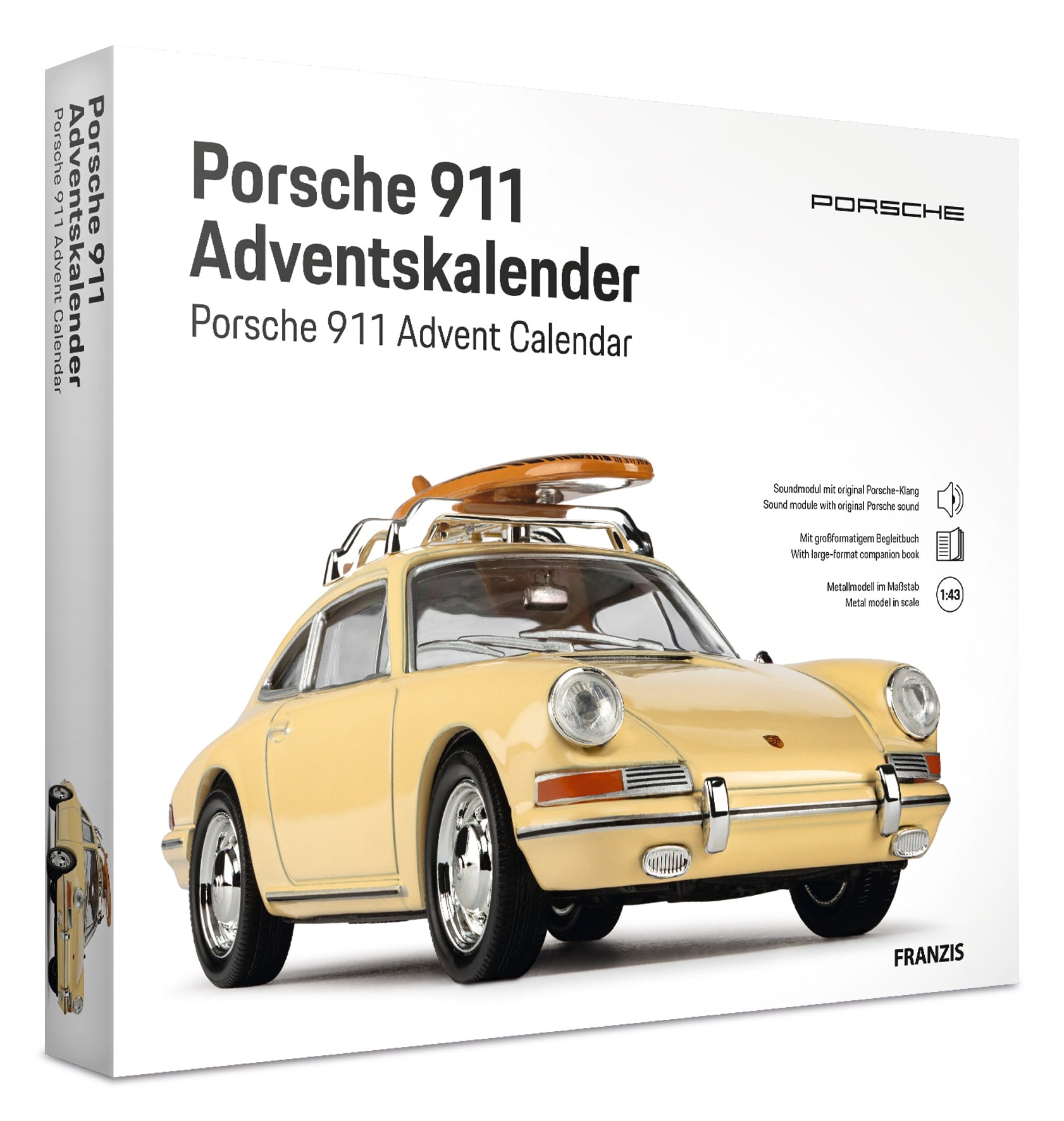 Porsche 911 Surfbrett Adventskalender 