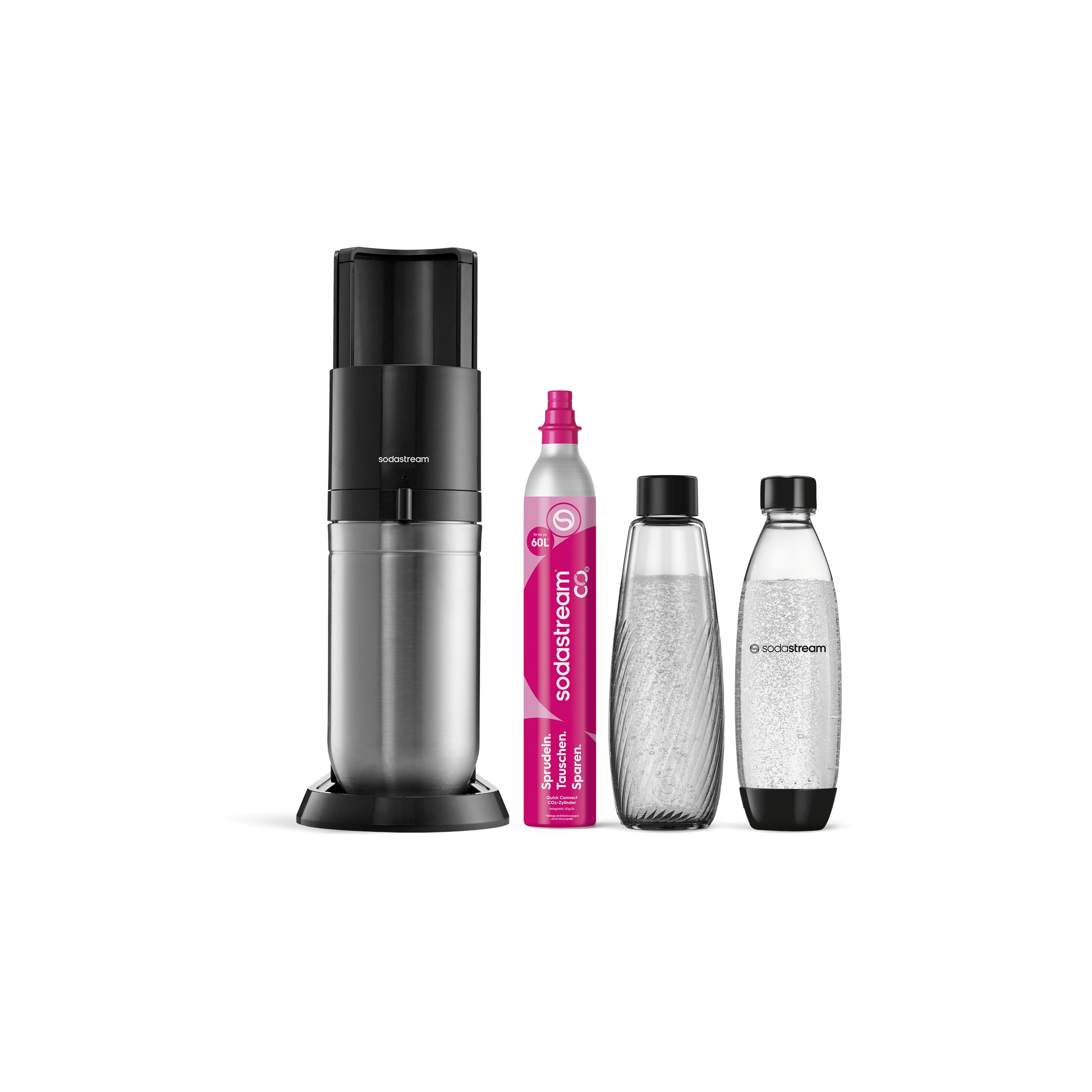 SodaStream DUO Wassersprudler titan, Standard Pack 