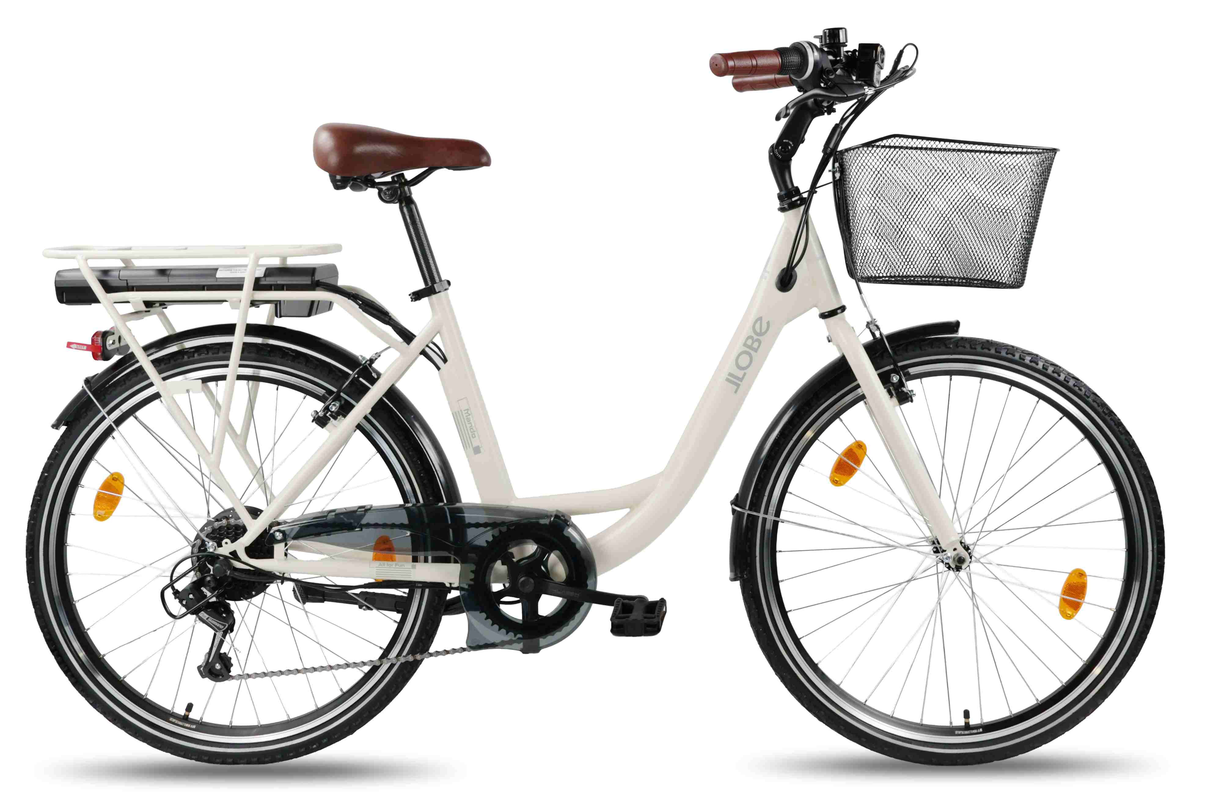 LLobe Mando City E-Bike 26", beige 