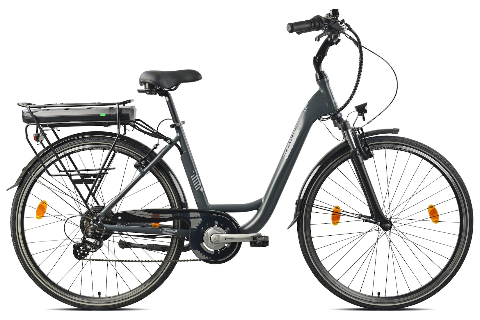 LLobe County City E-Bike 28", anthrazit