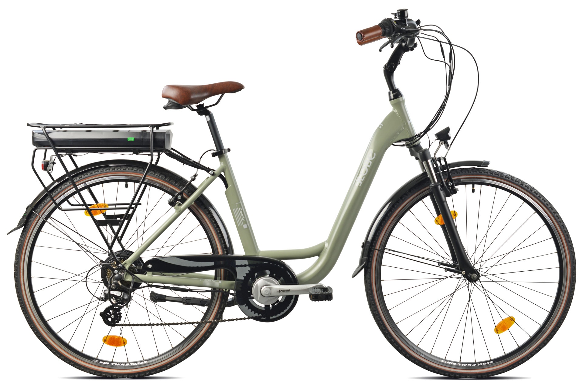 LLobe County City E-Bike 28", gr&uuml;n 