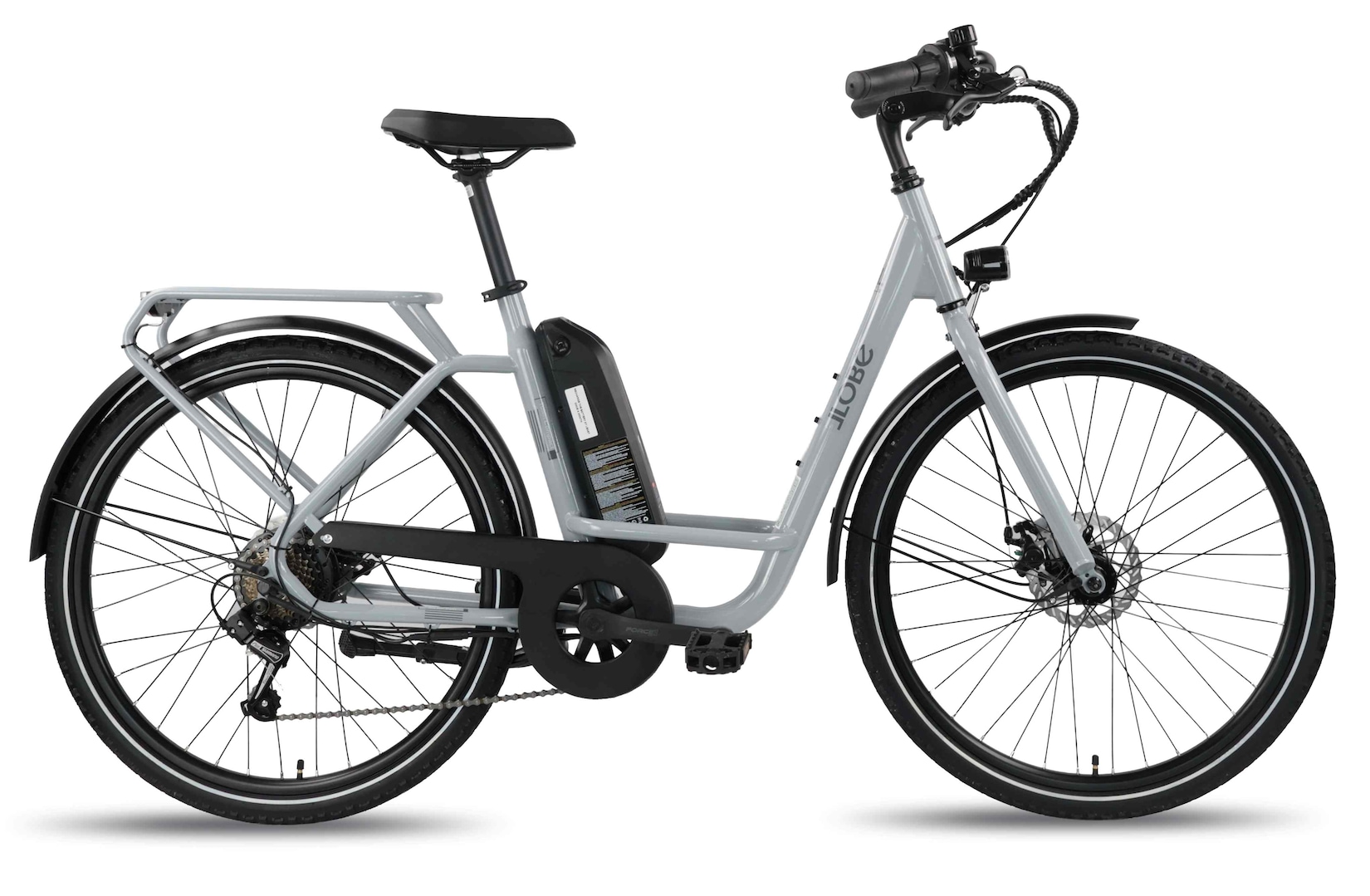 LLobe Town Compact 26" City E-Bike, grau