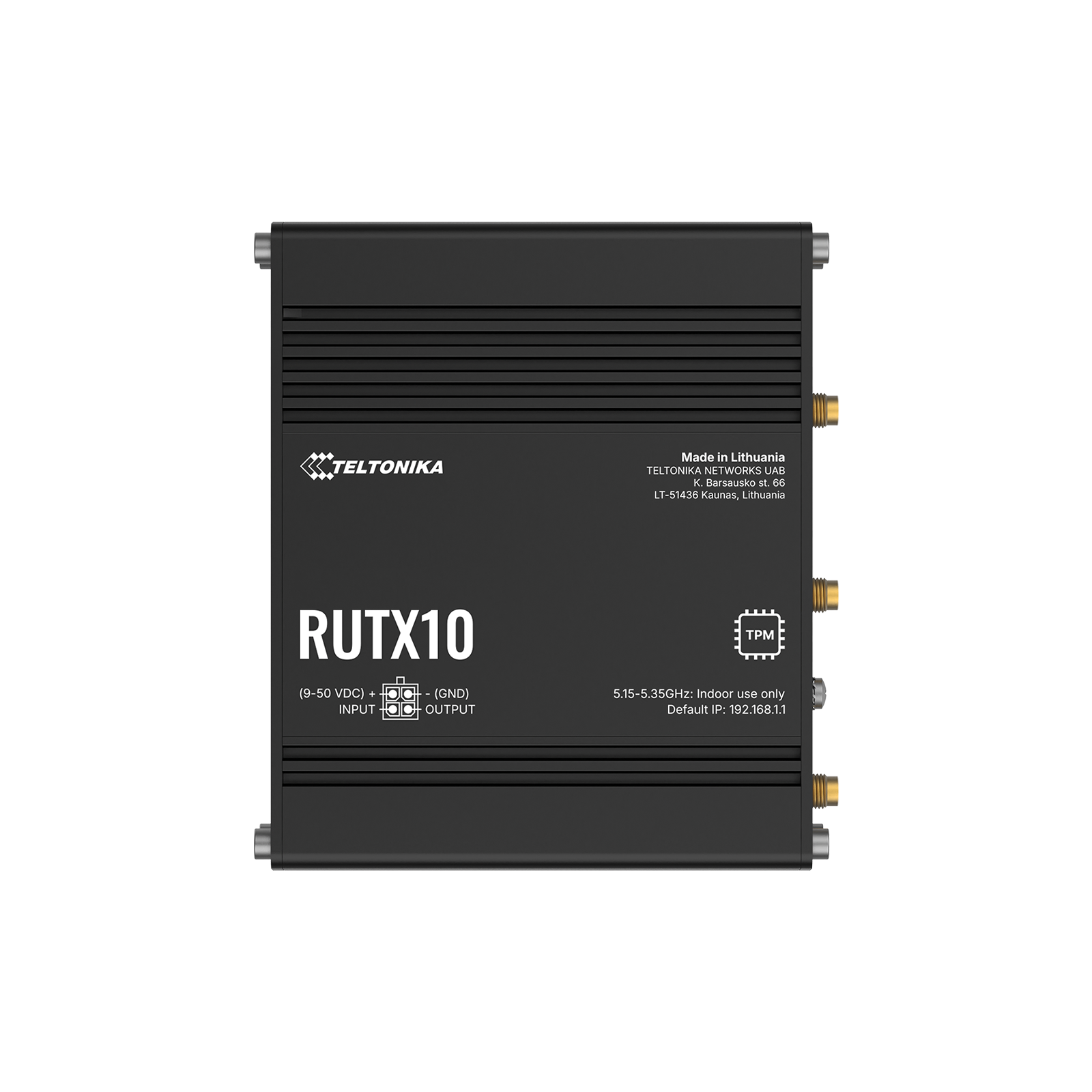Teltonika RUTX10 Professional Ethernet Router Schwarz 