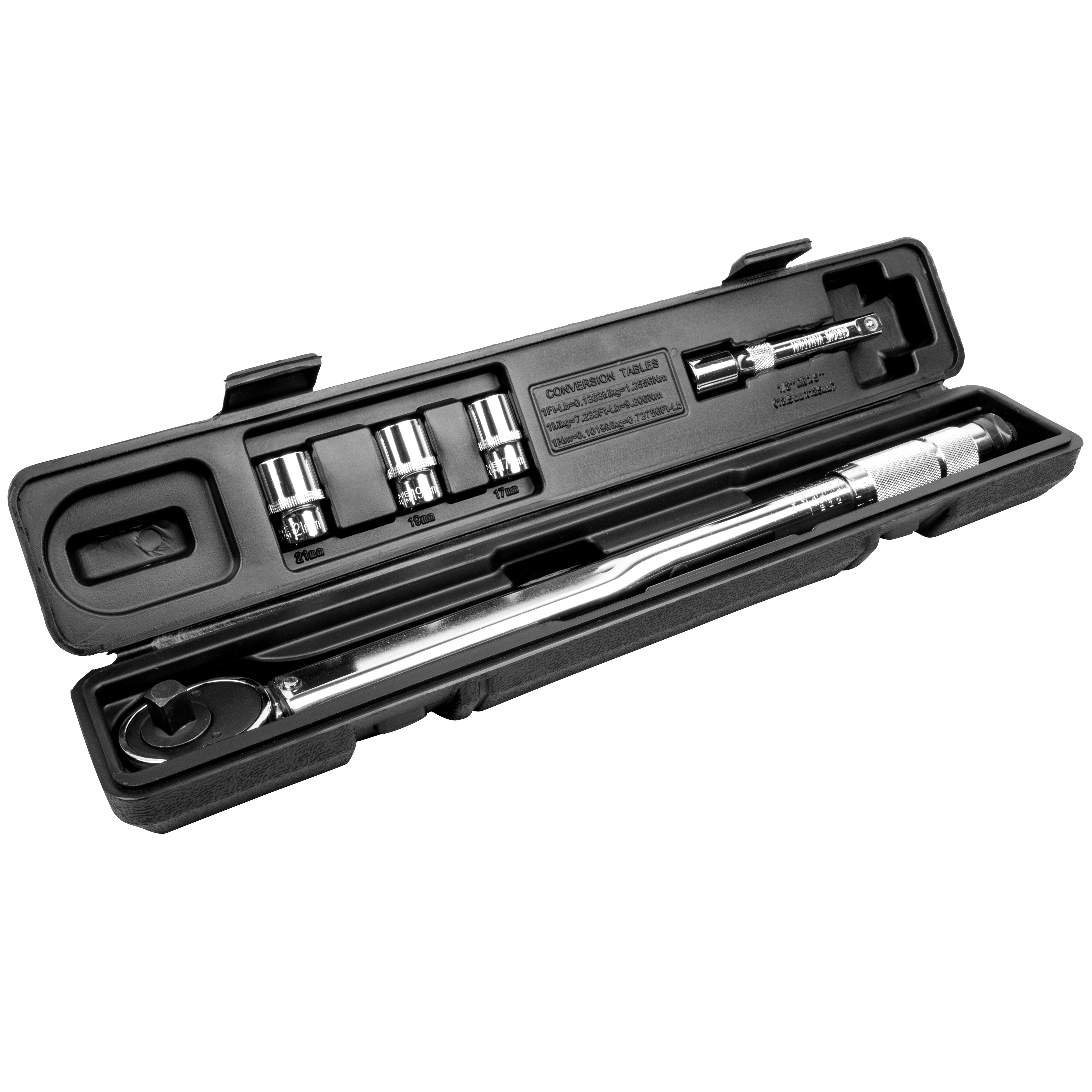 G&uuml;de 1/2" Drehmomentschl&uuml;ssel Set 5-tlg. 