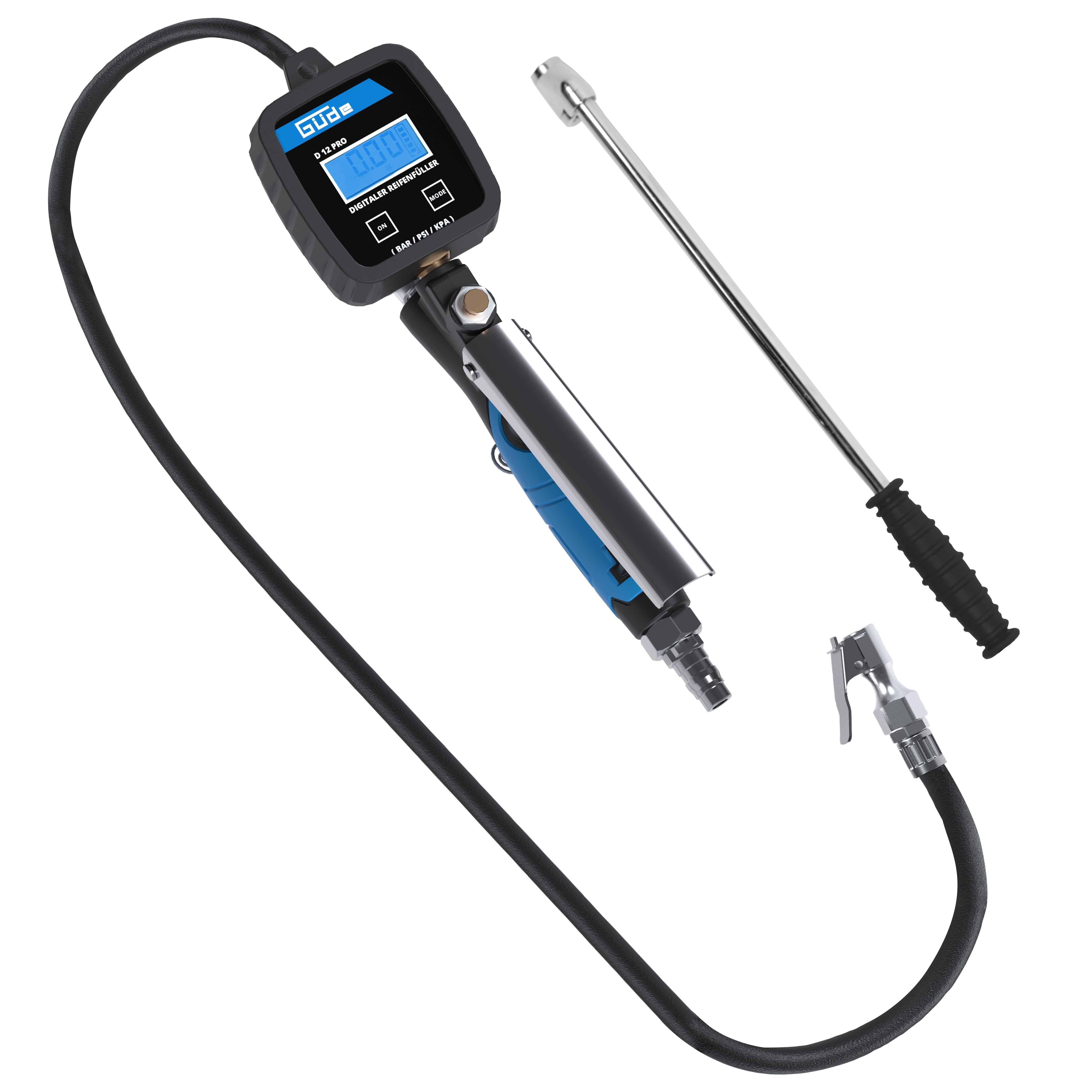 G&uuml;de Digitaler Reifenf&uuml;ller D 12 PRO 